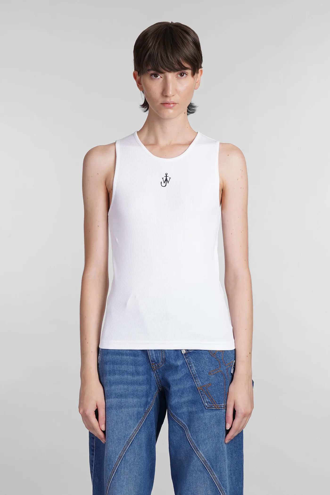 tank Top in white cotton