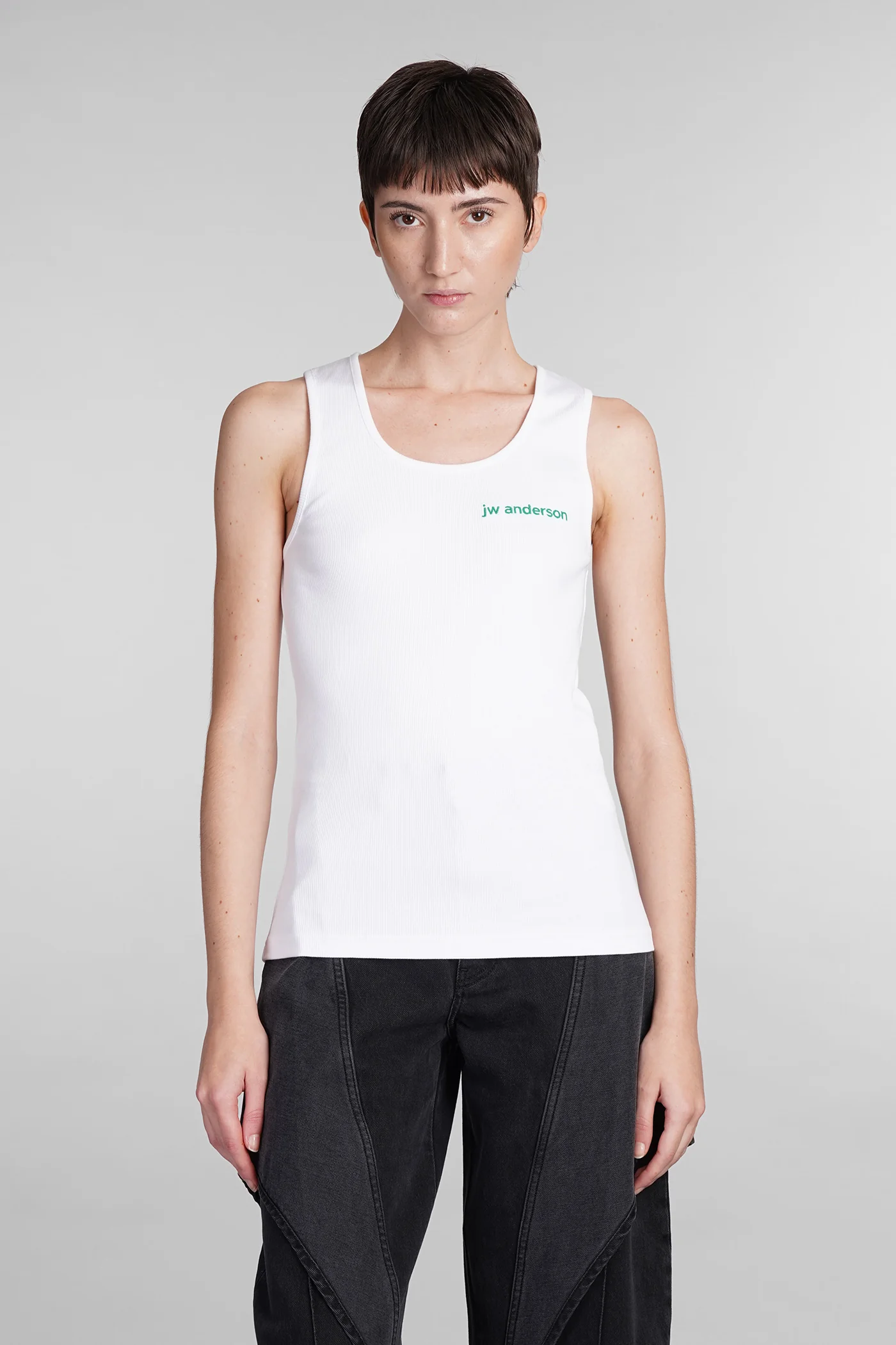tank Top in white cotton