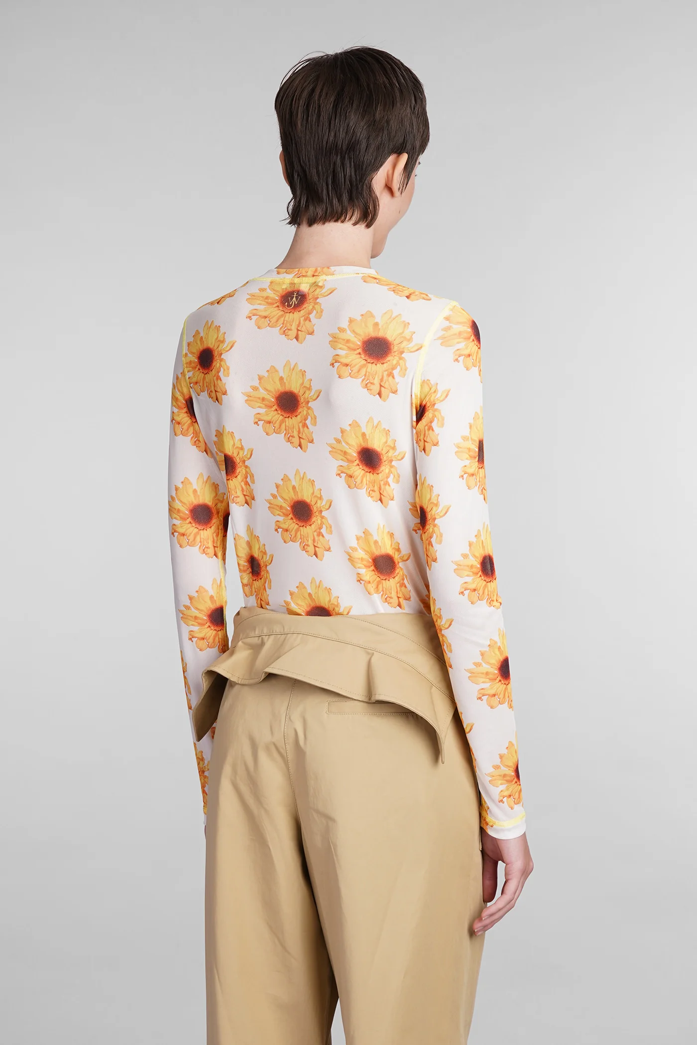Topwear in white polyester - Image 3