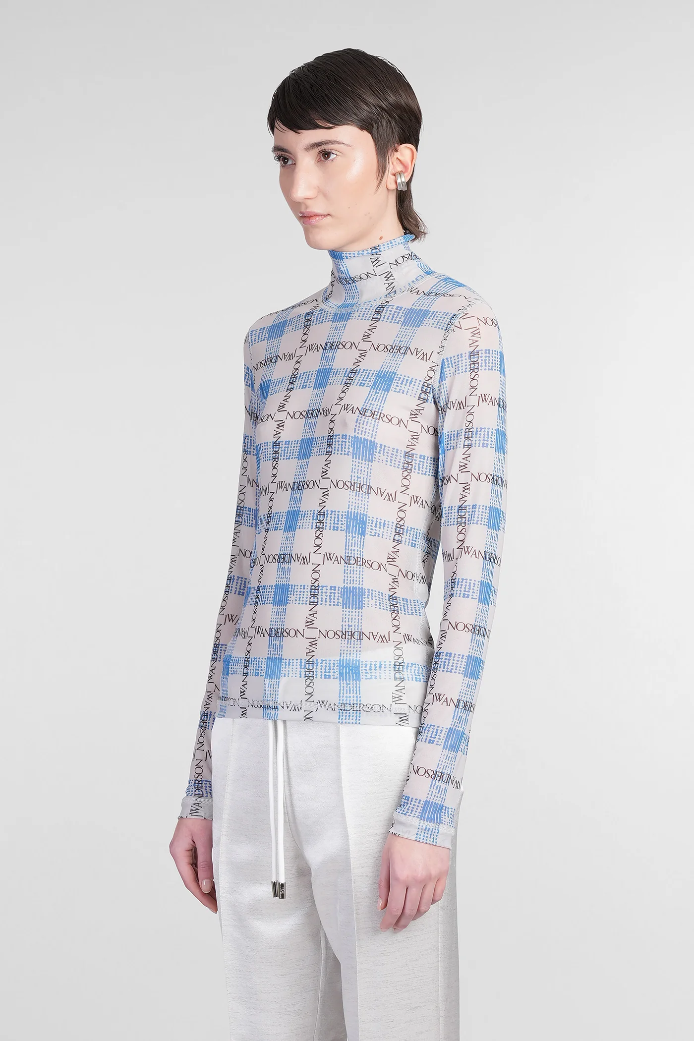 Topwear in white polyester - Image 4