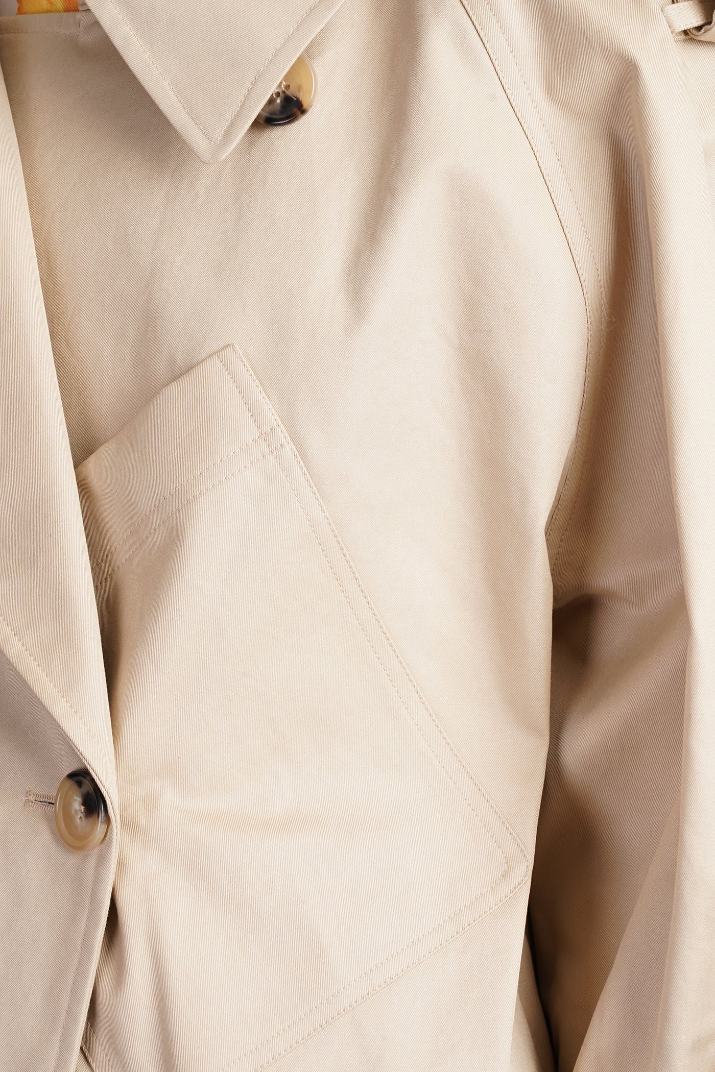 Trench in beige cotton - Image 5