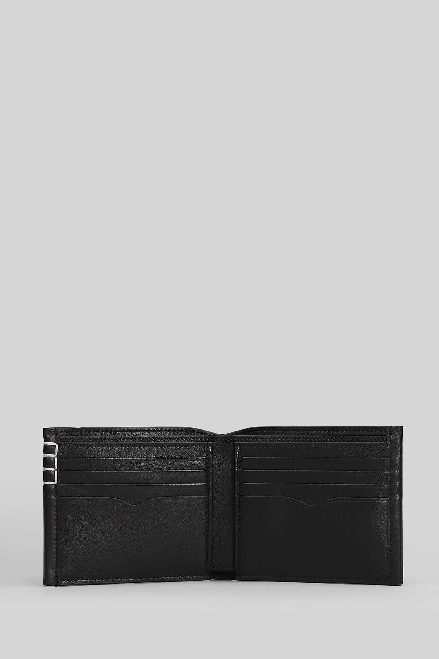 Wallet in black leather - Image 4