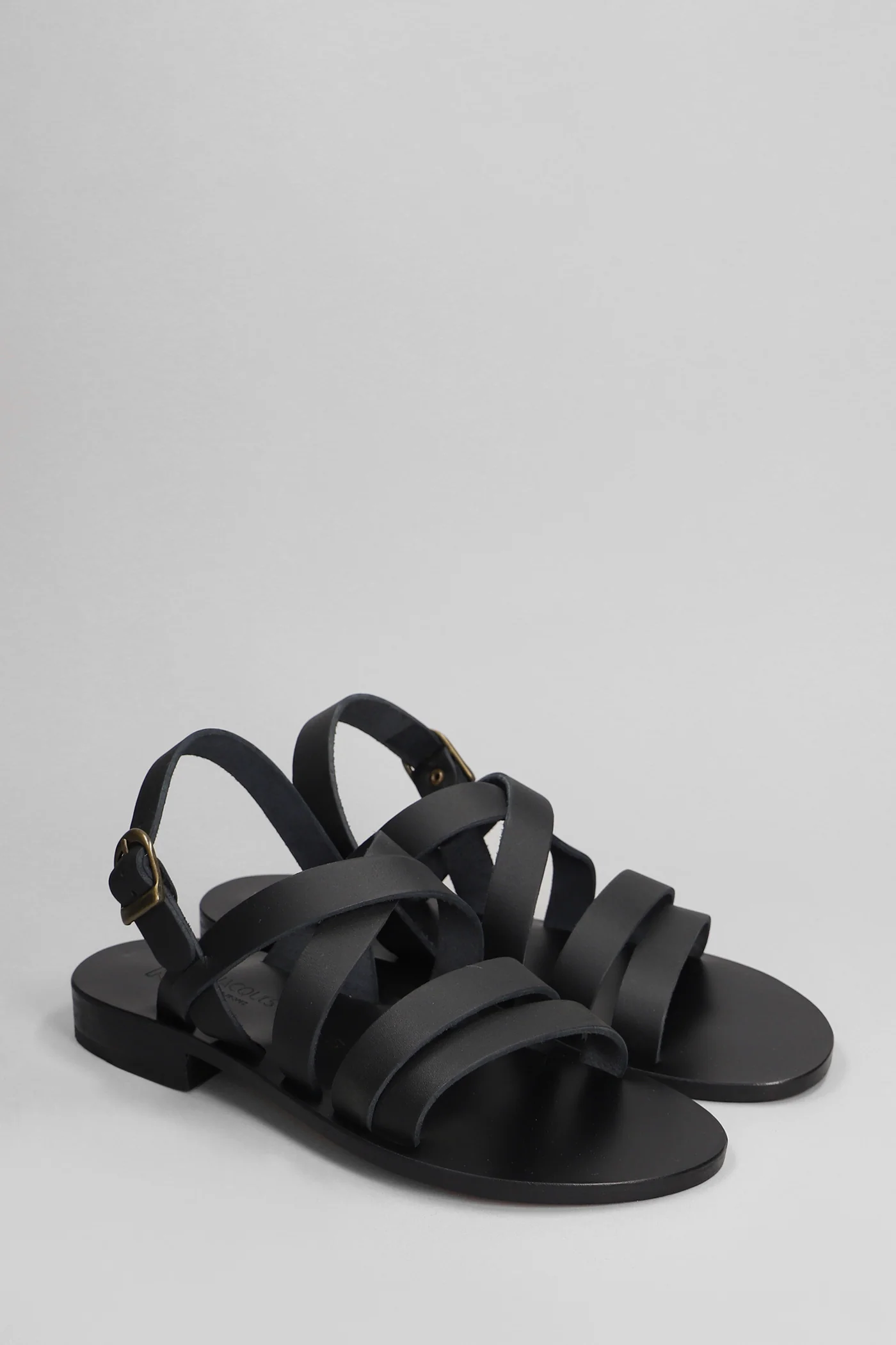 Dikara h Flats in black leather - Image 2