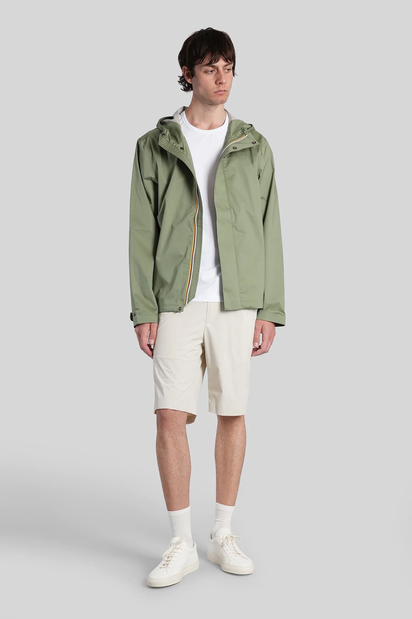 Jacko Casual jacket in green cotton - Image 2
