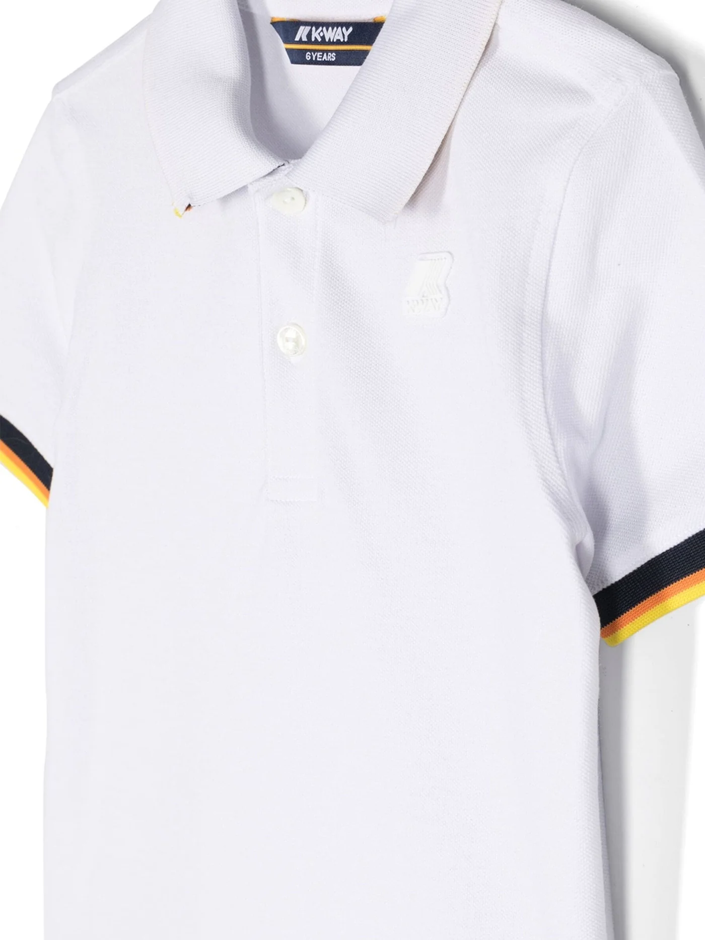 P. vincent Polo in white cotton - Image 3