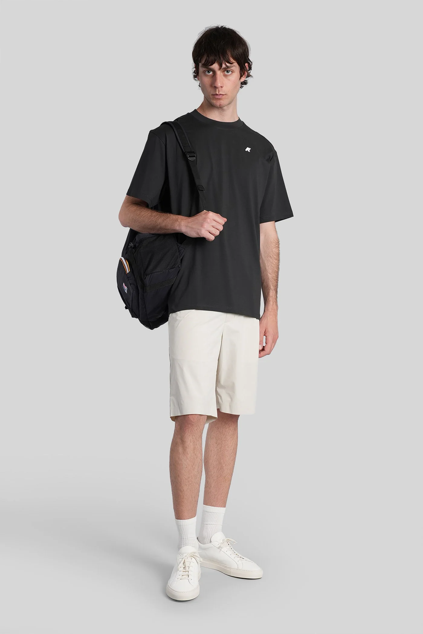 Solo jersey T-Shirt in black cotton - Image 2