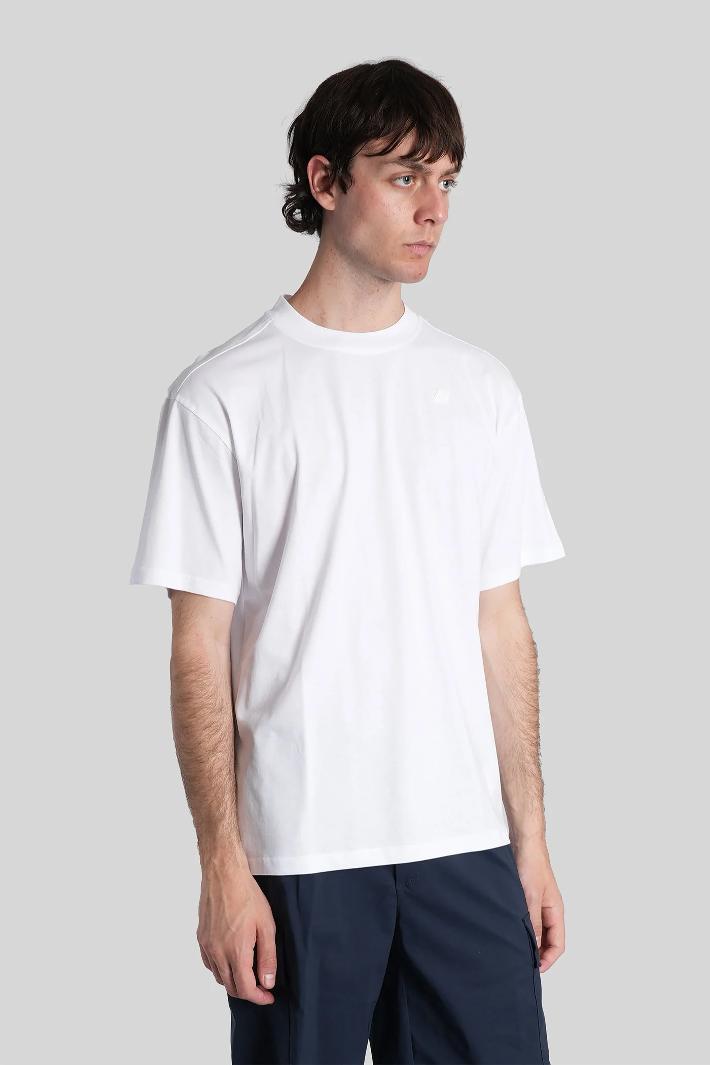 Solo jersey T-Shirt in white cotton - Image 4
