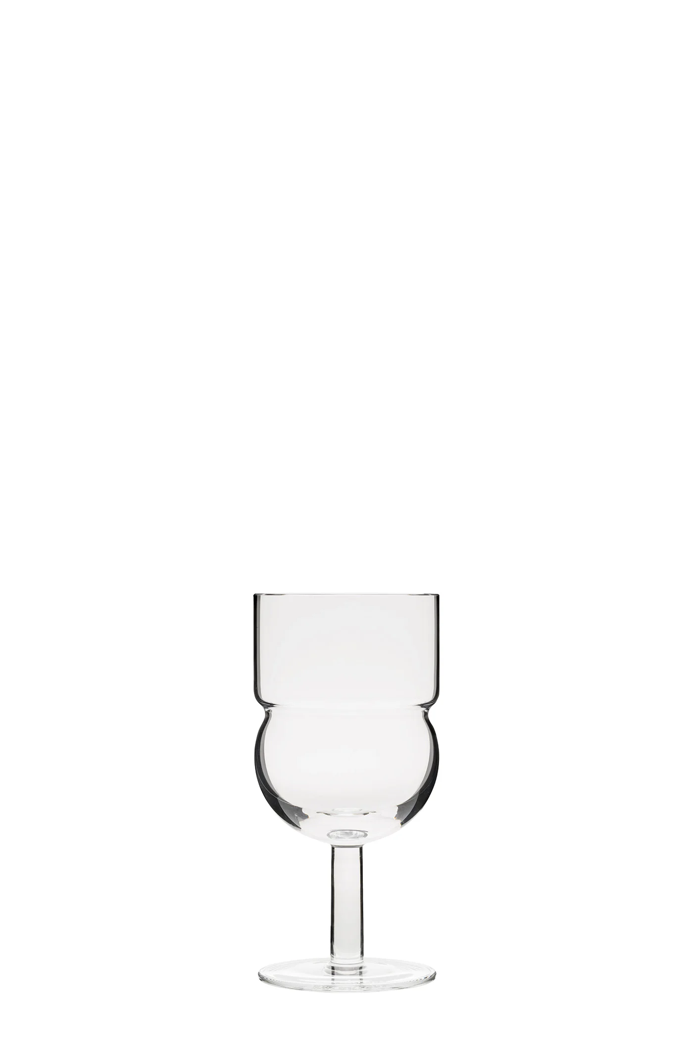 Sferico 1 glass in transparent glass