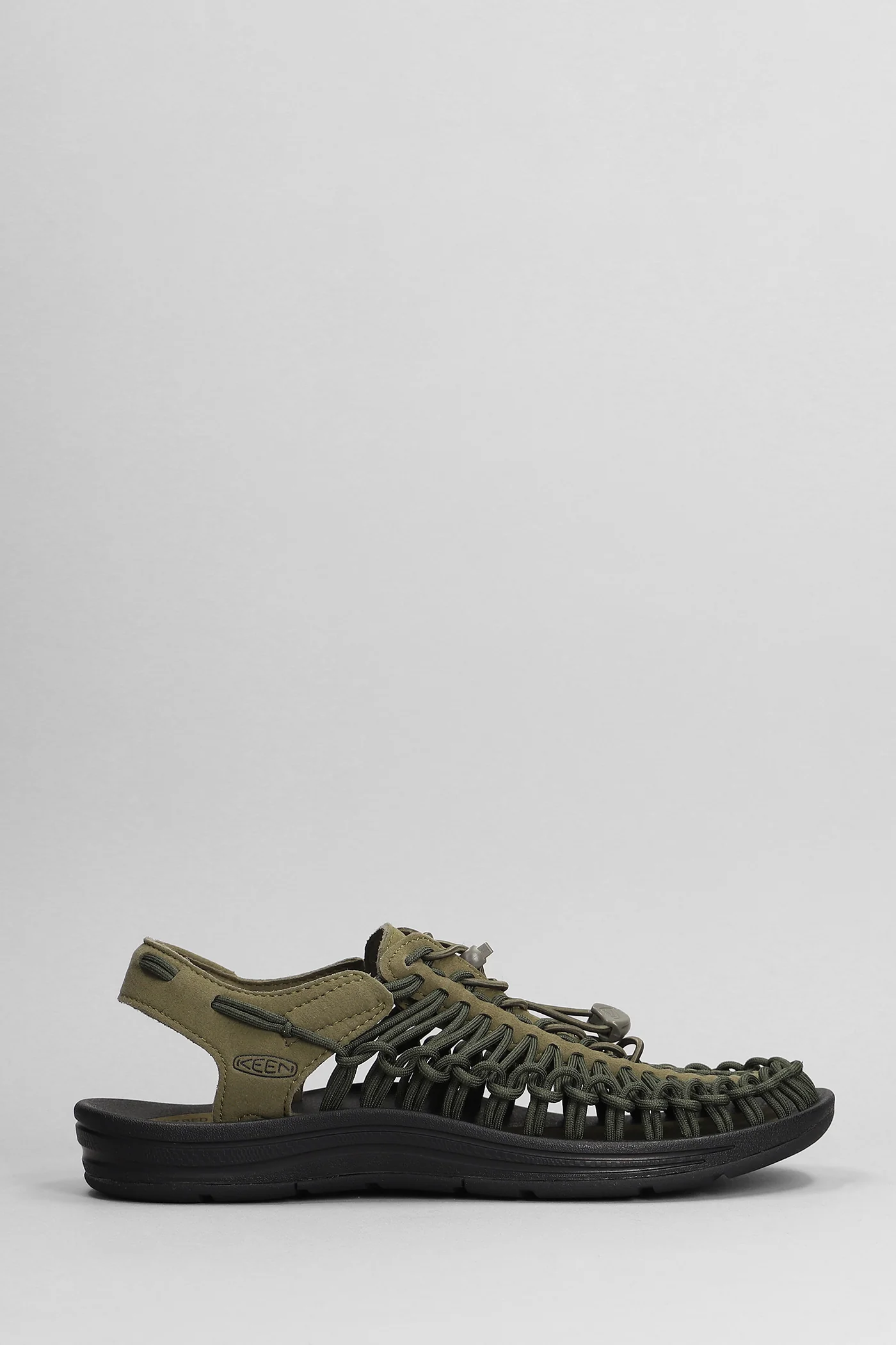 Uneek-M Sneakers in green Suede and fabric