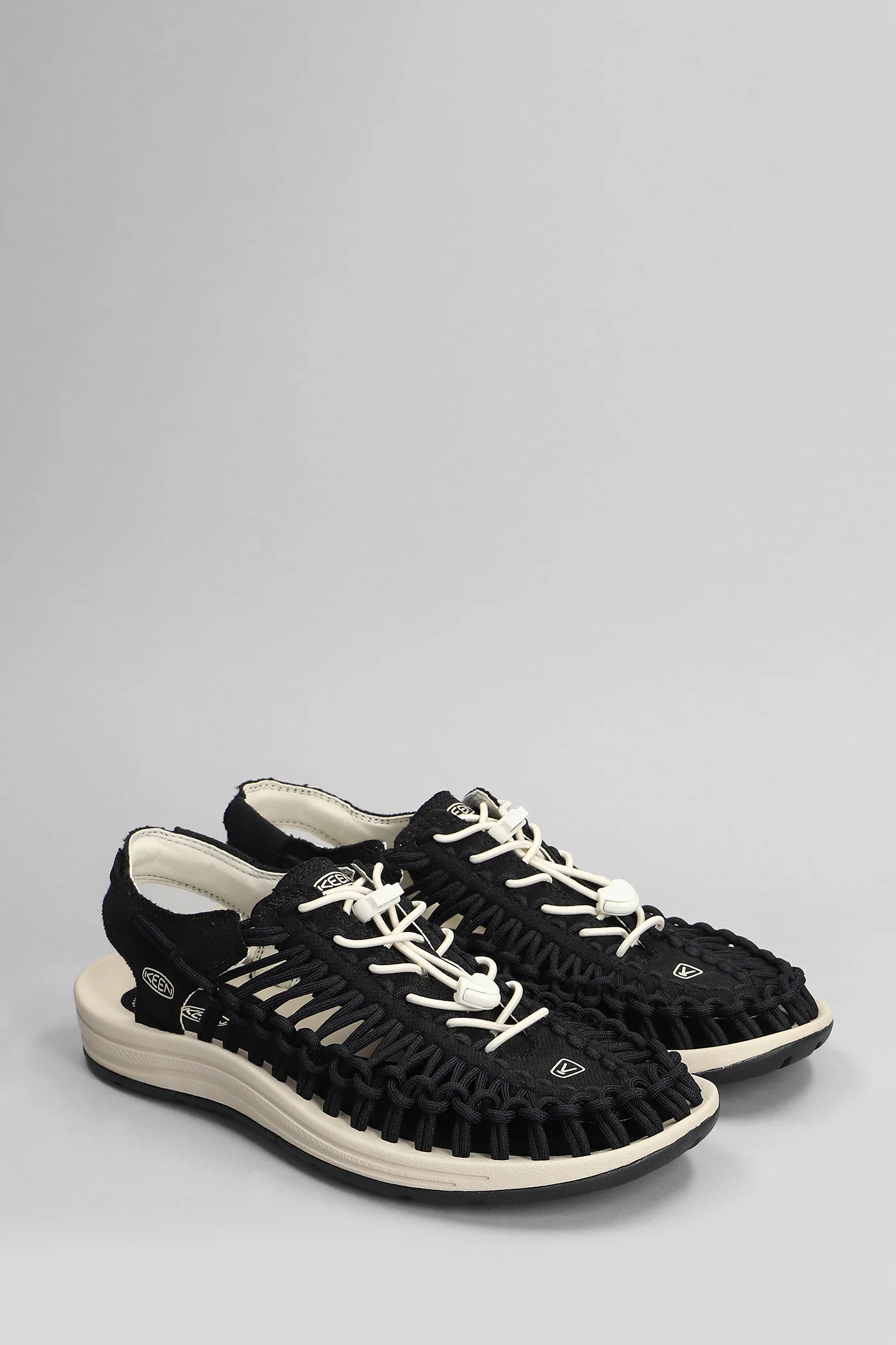 Uneek Sneakers in black Suede and fabric - Image 2