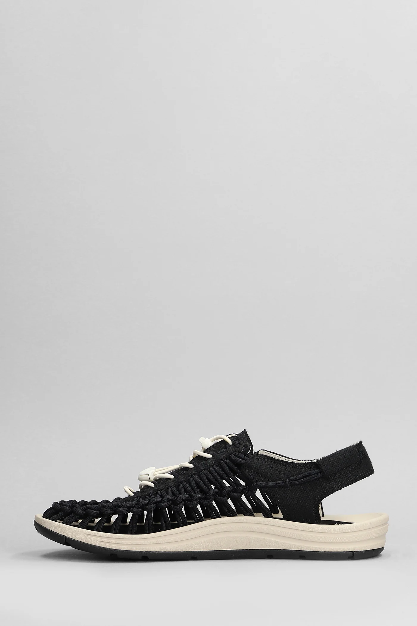 Uneek Sneakers in black Suede and fabric - Image 3