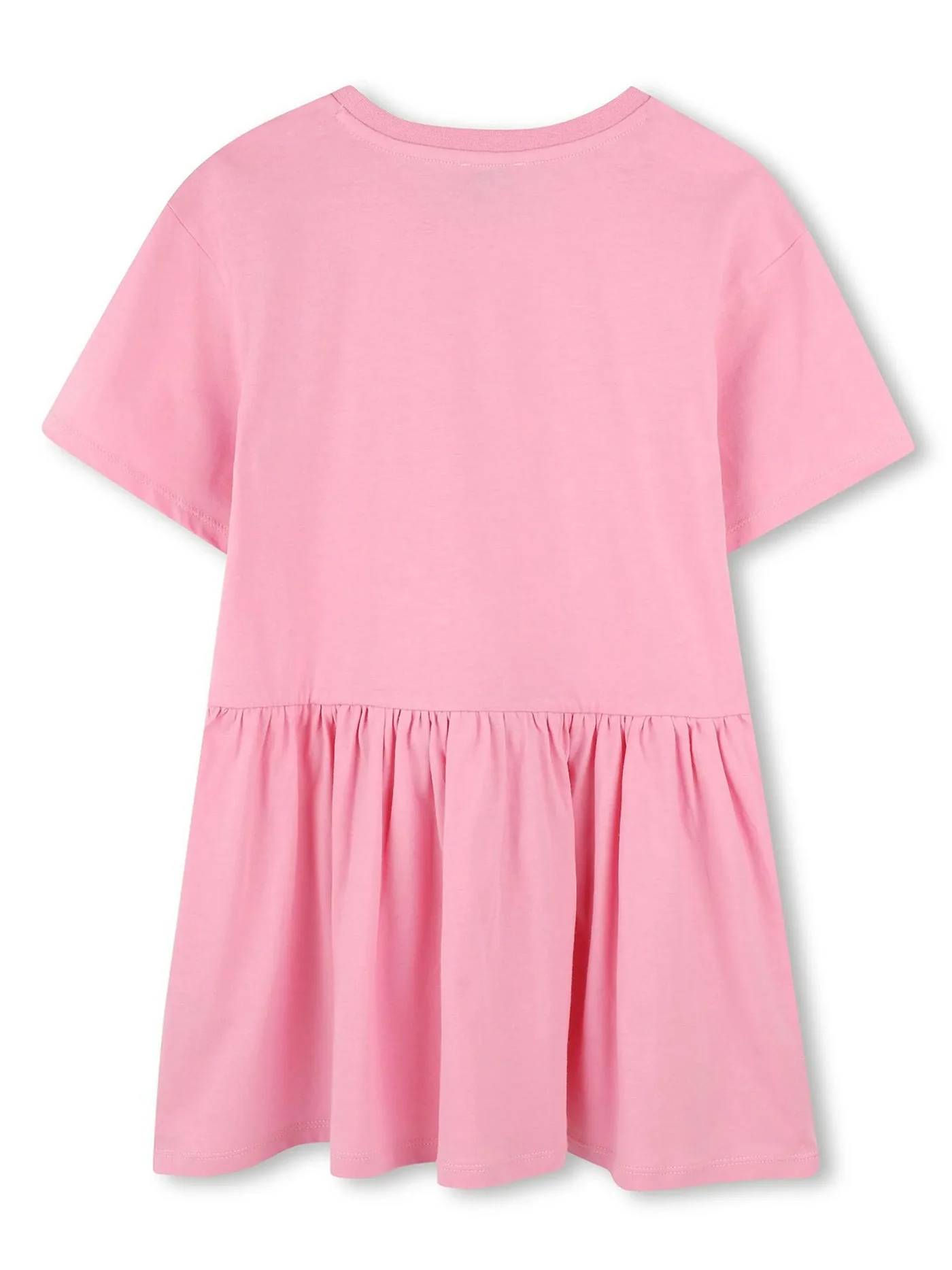 Dress woman in rose-pink cotton - Image 2