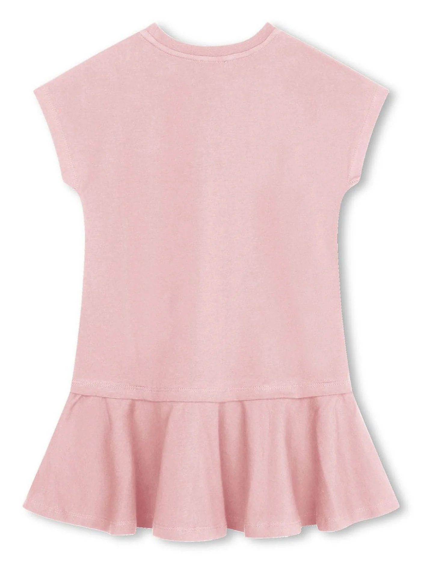Dress woman in rose-pink cotton - Image 2