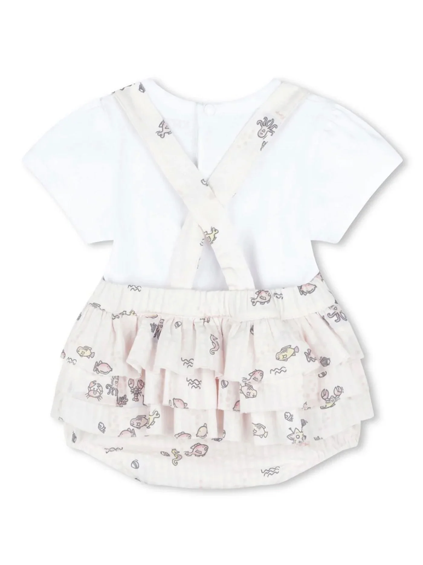 Jumpsuit in rose-pink cotton - Image 2