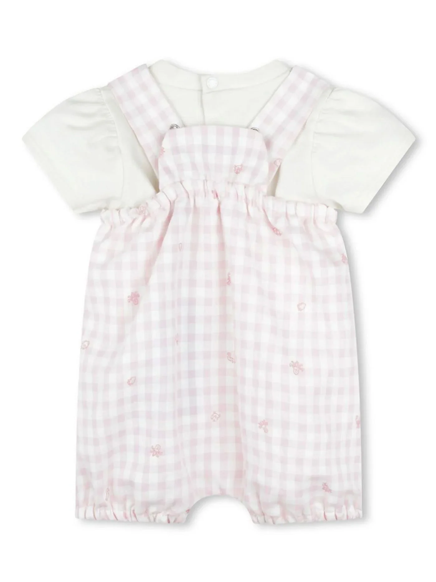Jumpsuit in rose-pink cotton - Image 2