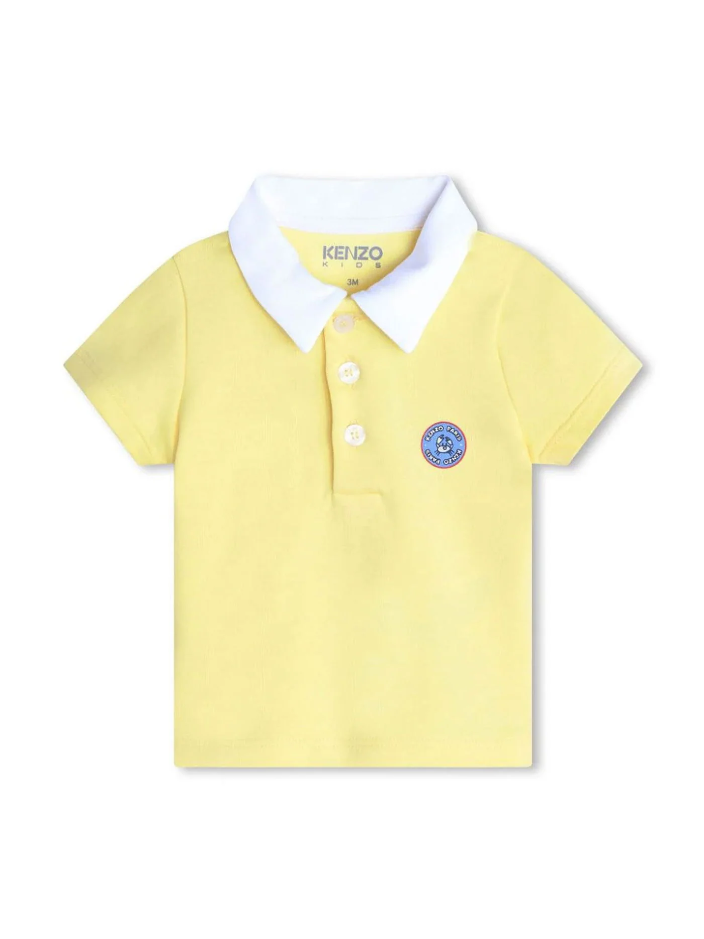 Jumpsuit in yellow cotton - Image 3