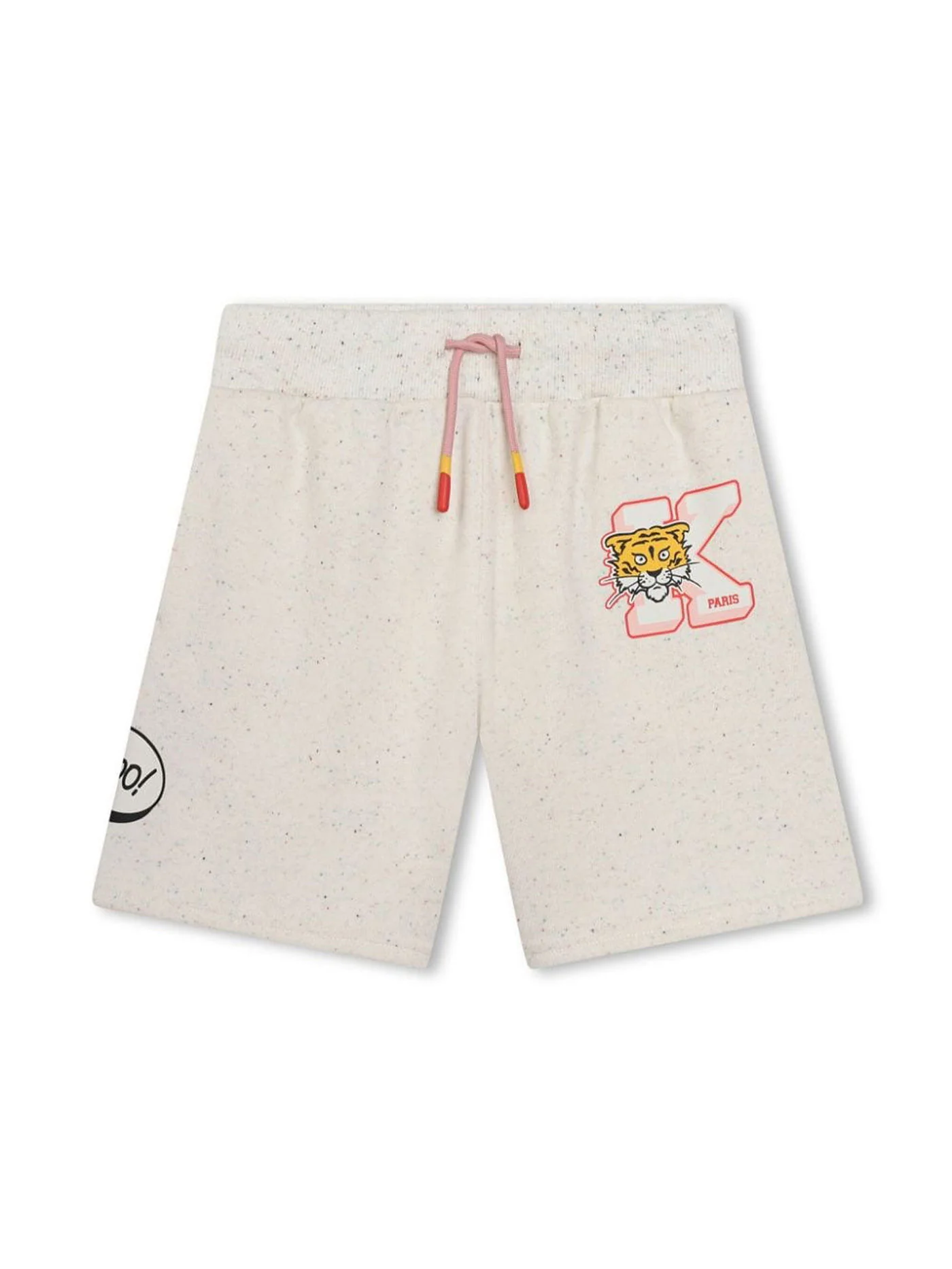 Shorts in beige cotton
