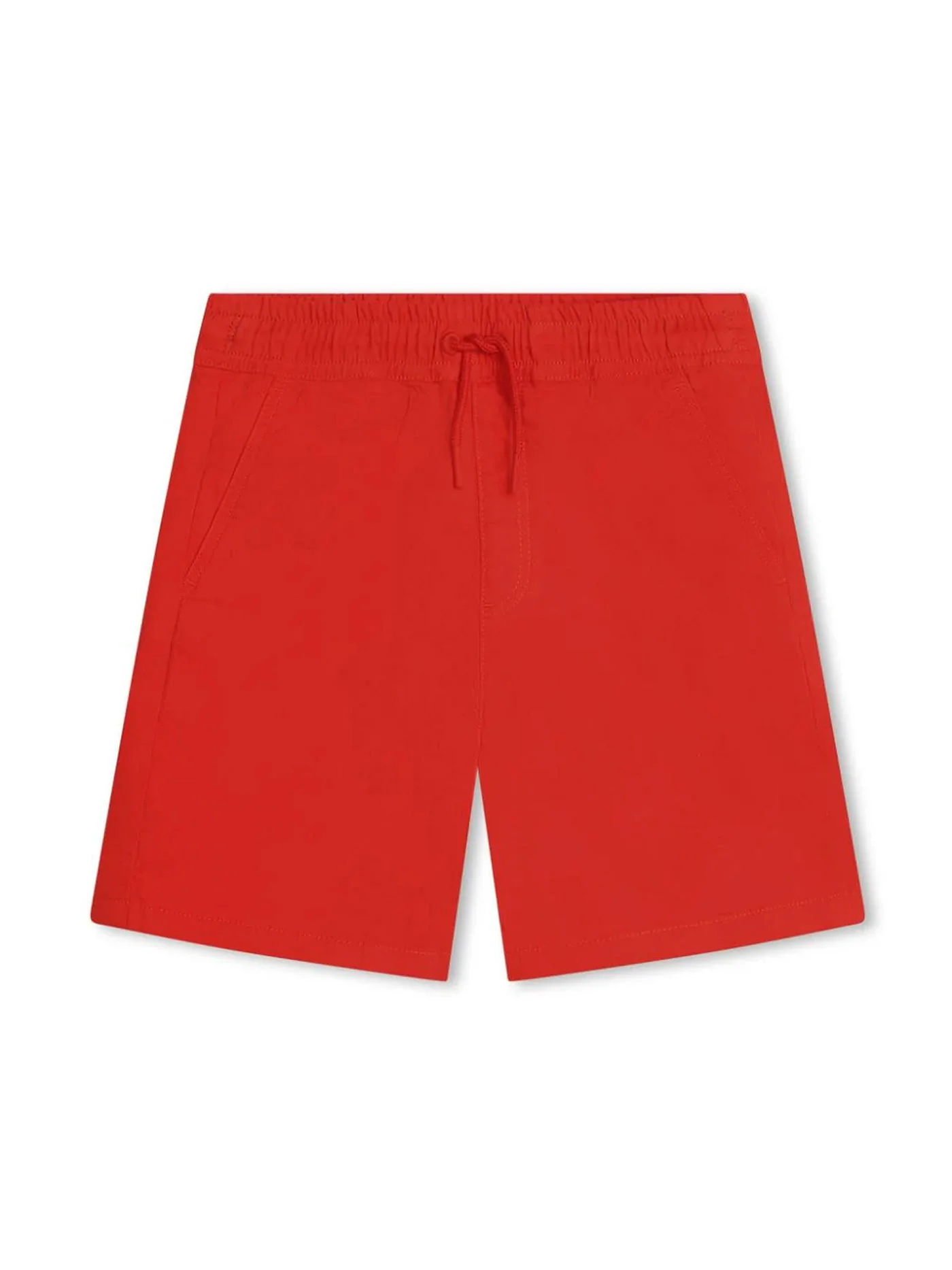 Shorts in red cotton