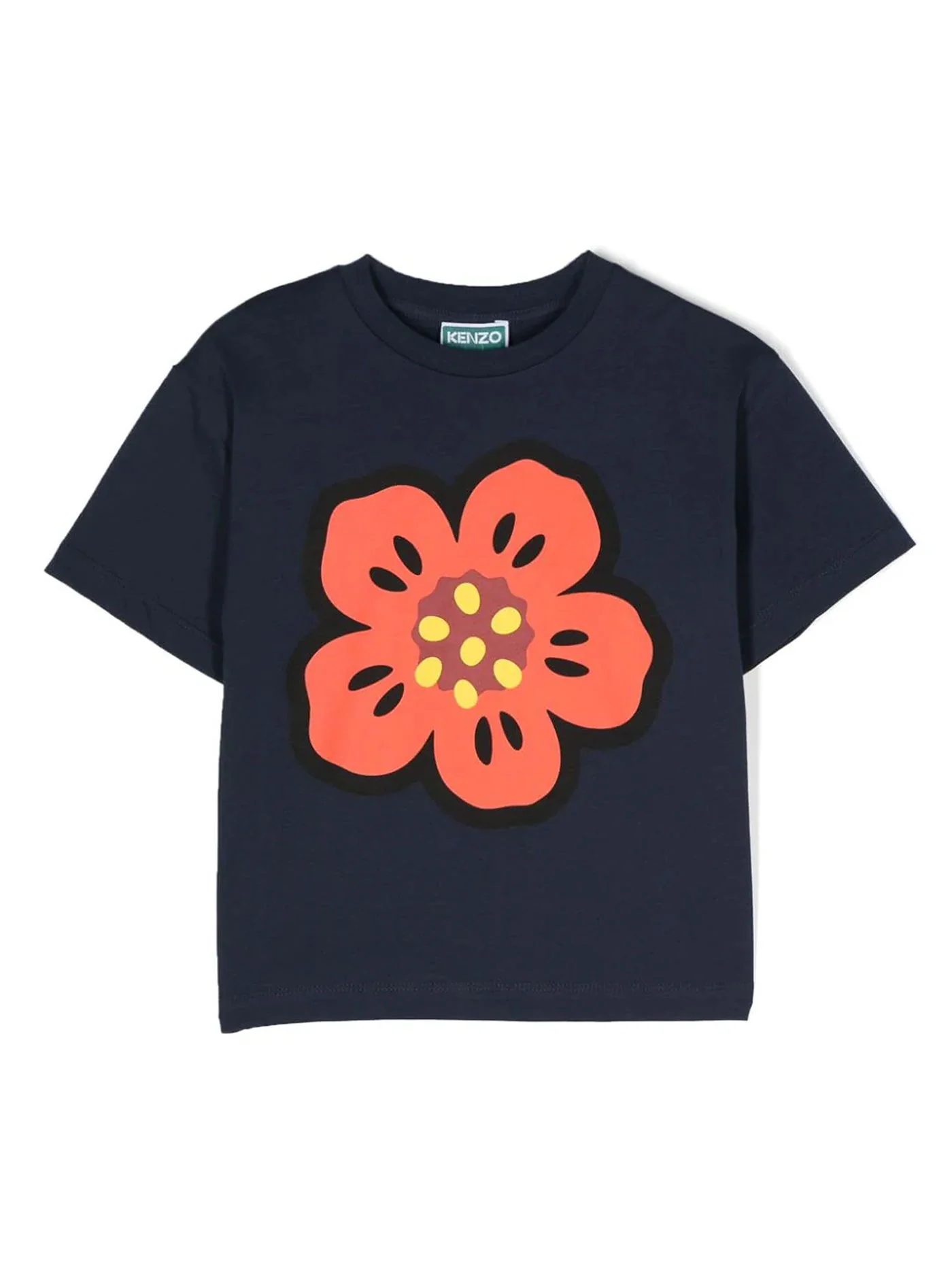 T-Shirt in blue cotton