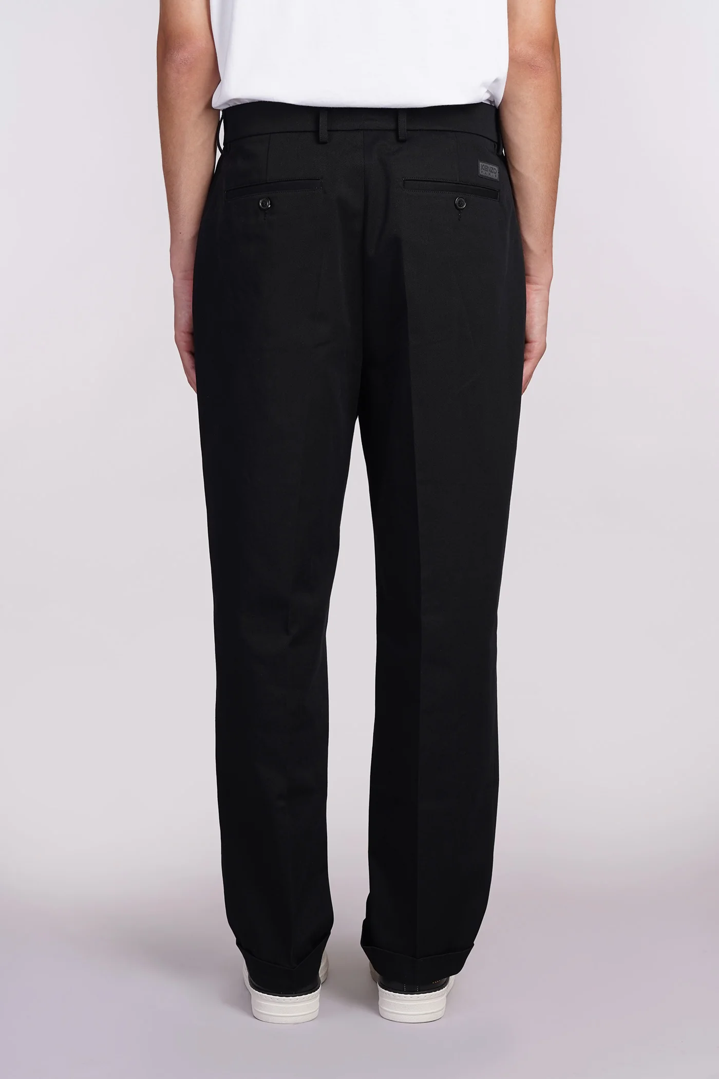 Pants in black cotton - Image 3