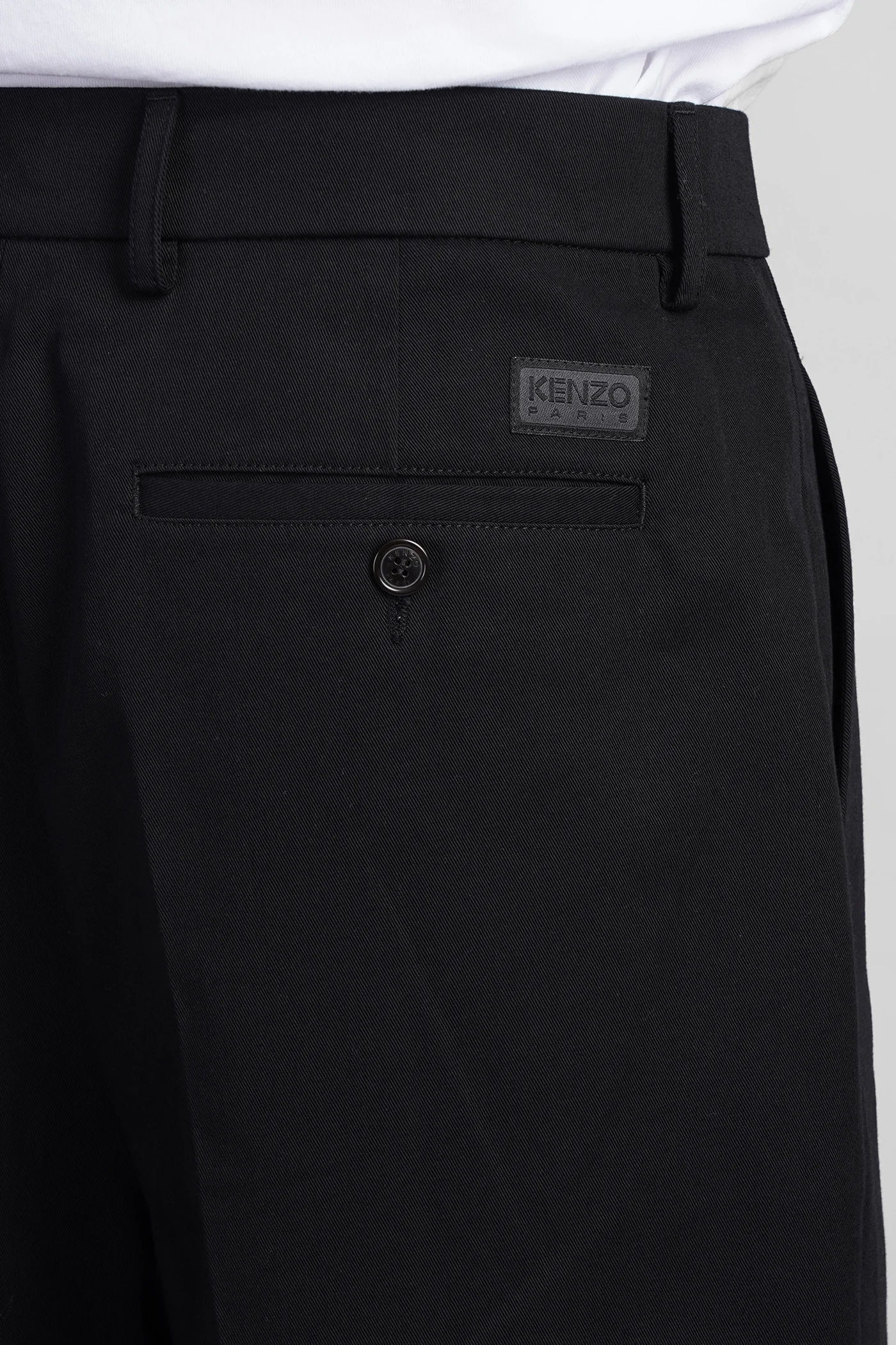 Pants in black cotton - Image 5