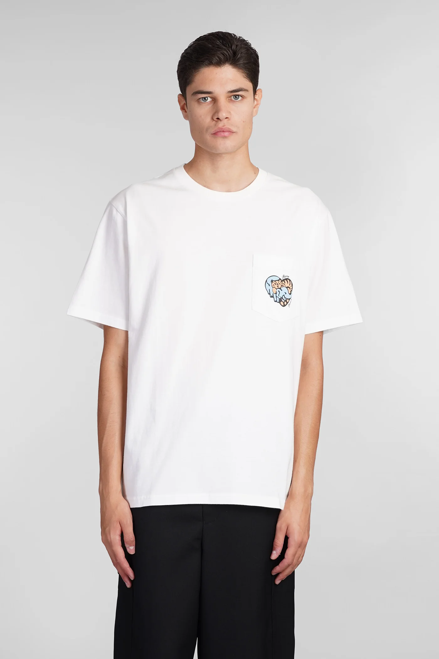 T-Shirt in white cotton