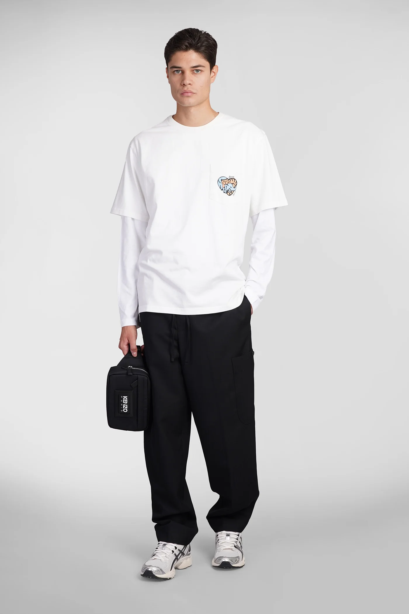 T-Shirt in white cotton - Image 2