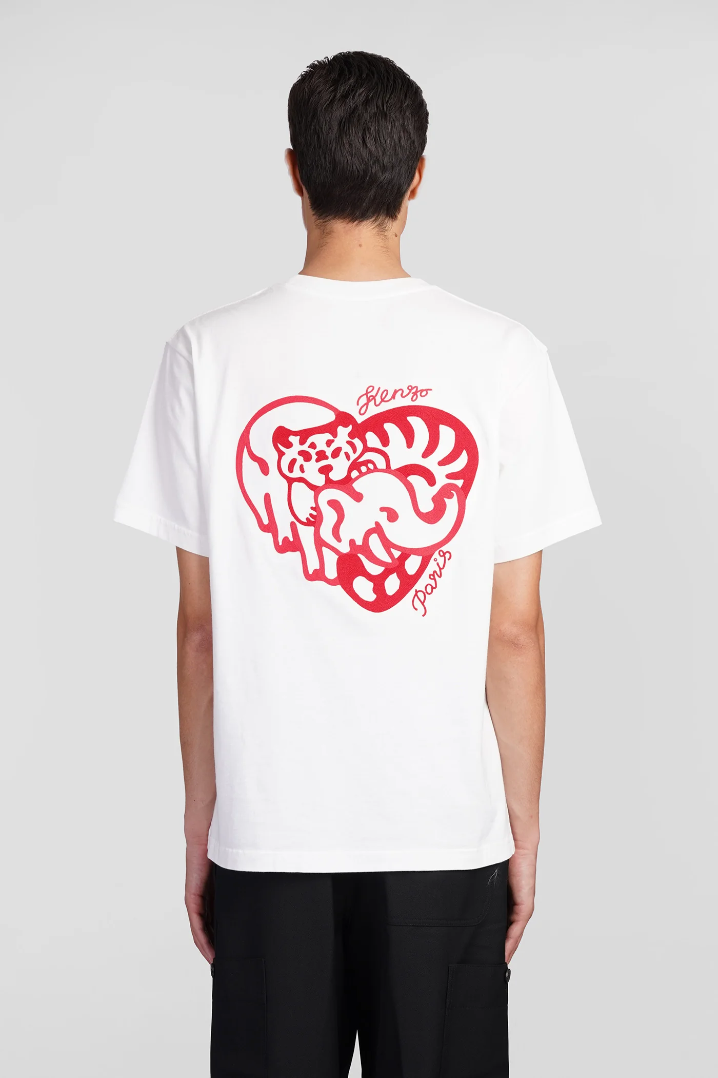 T-Shirt in white cotton - Image 3