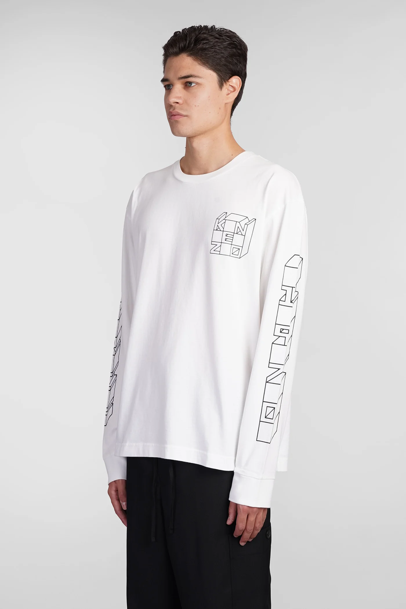 T-Shirt in white cotton - Image 4