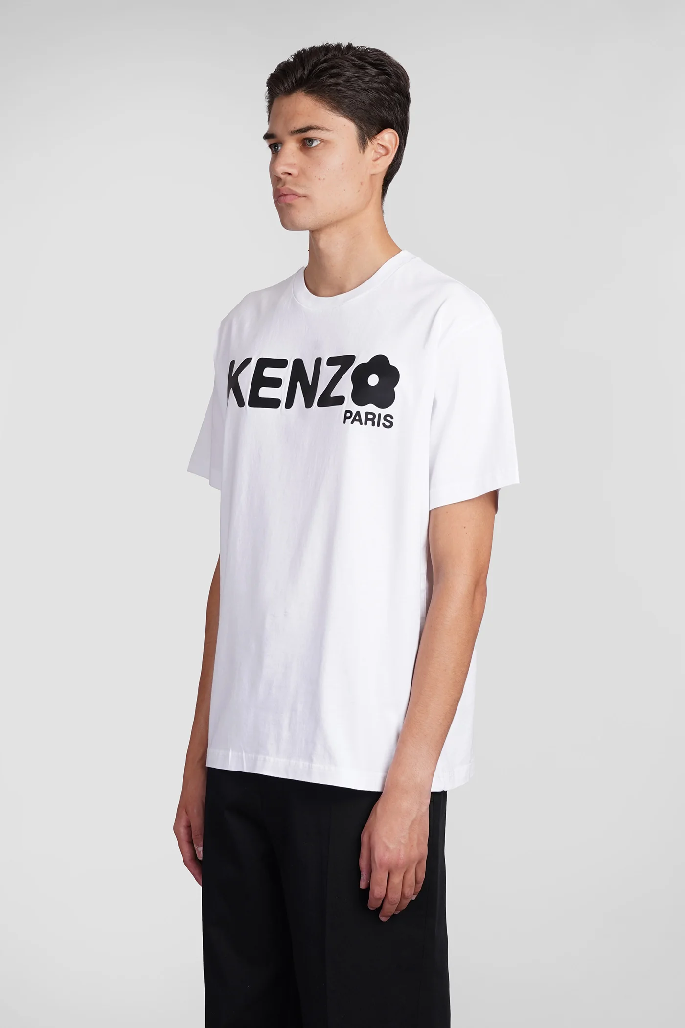 T-Shirt in white cotton - Image 4