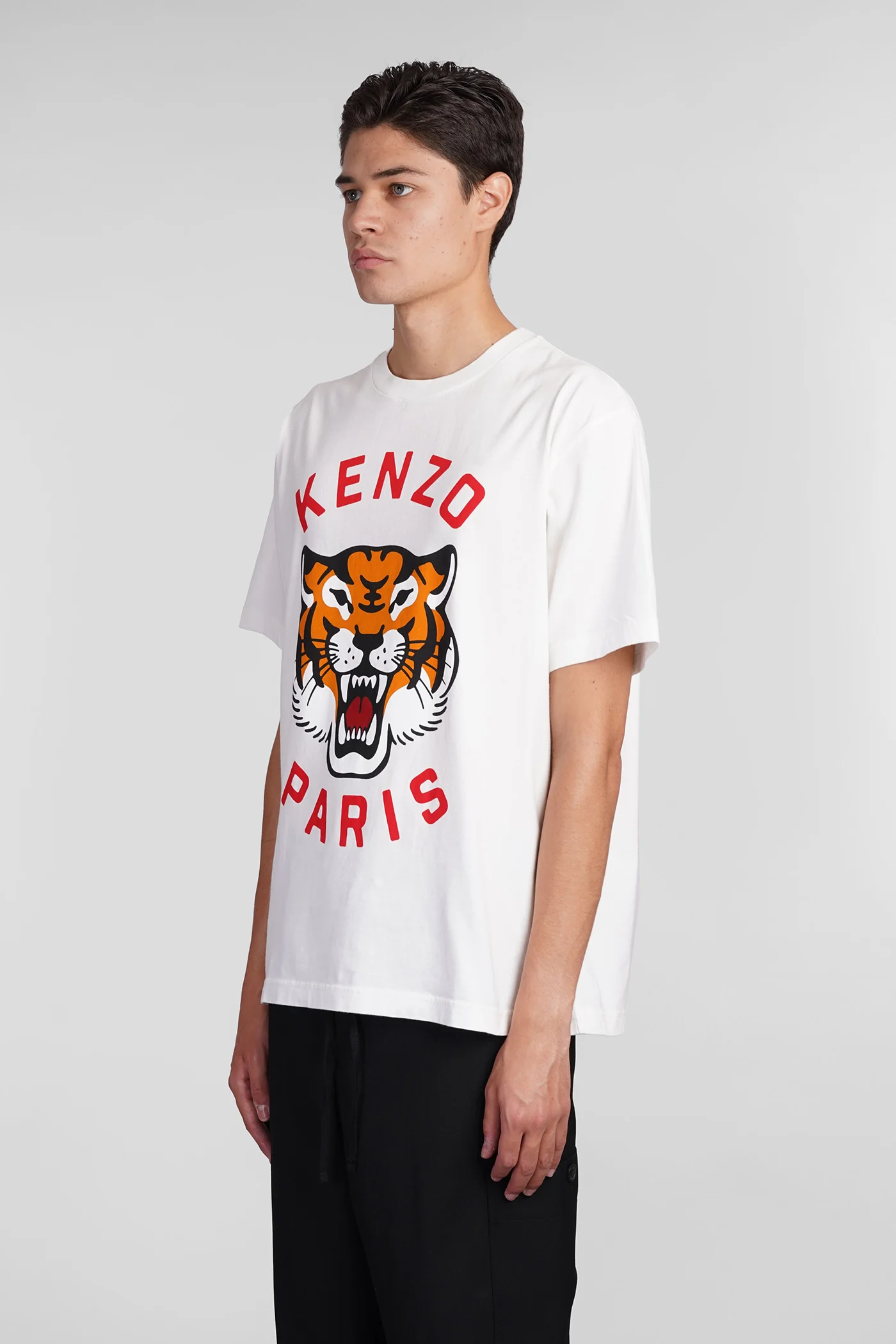 T-Shirt in white cotton - Image 4