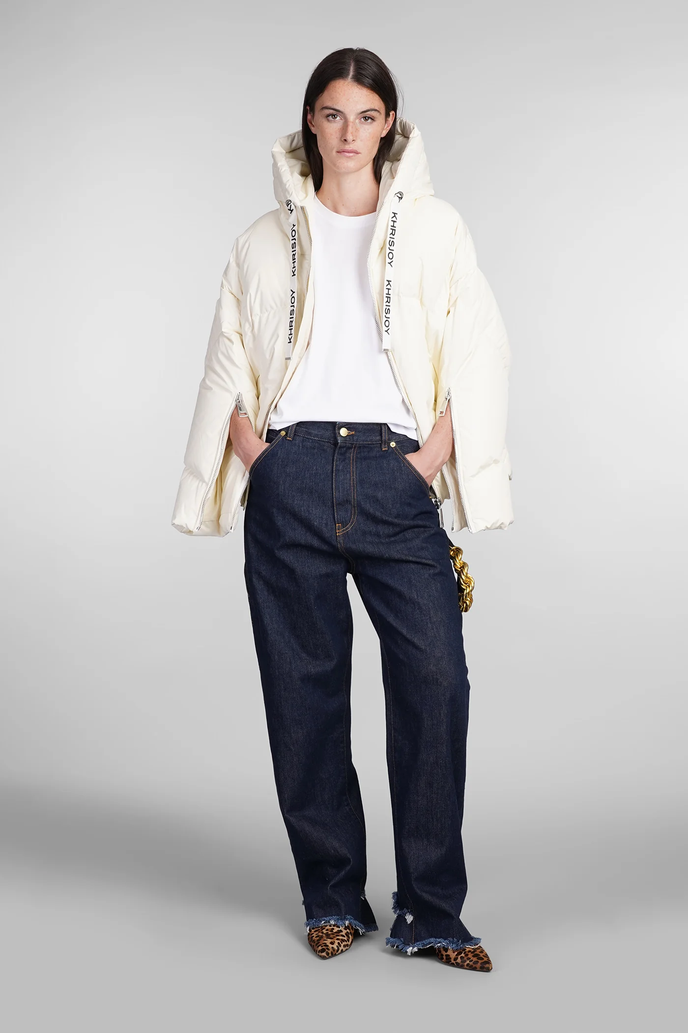 puffer in beige polyester - Image 2