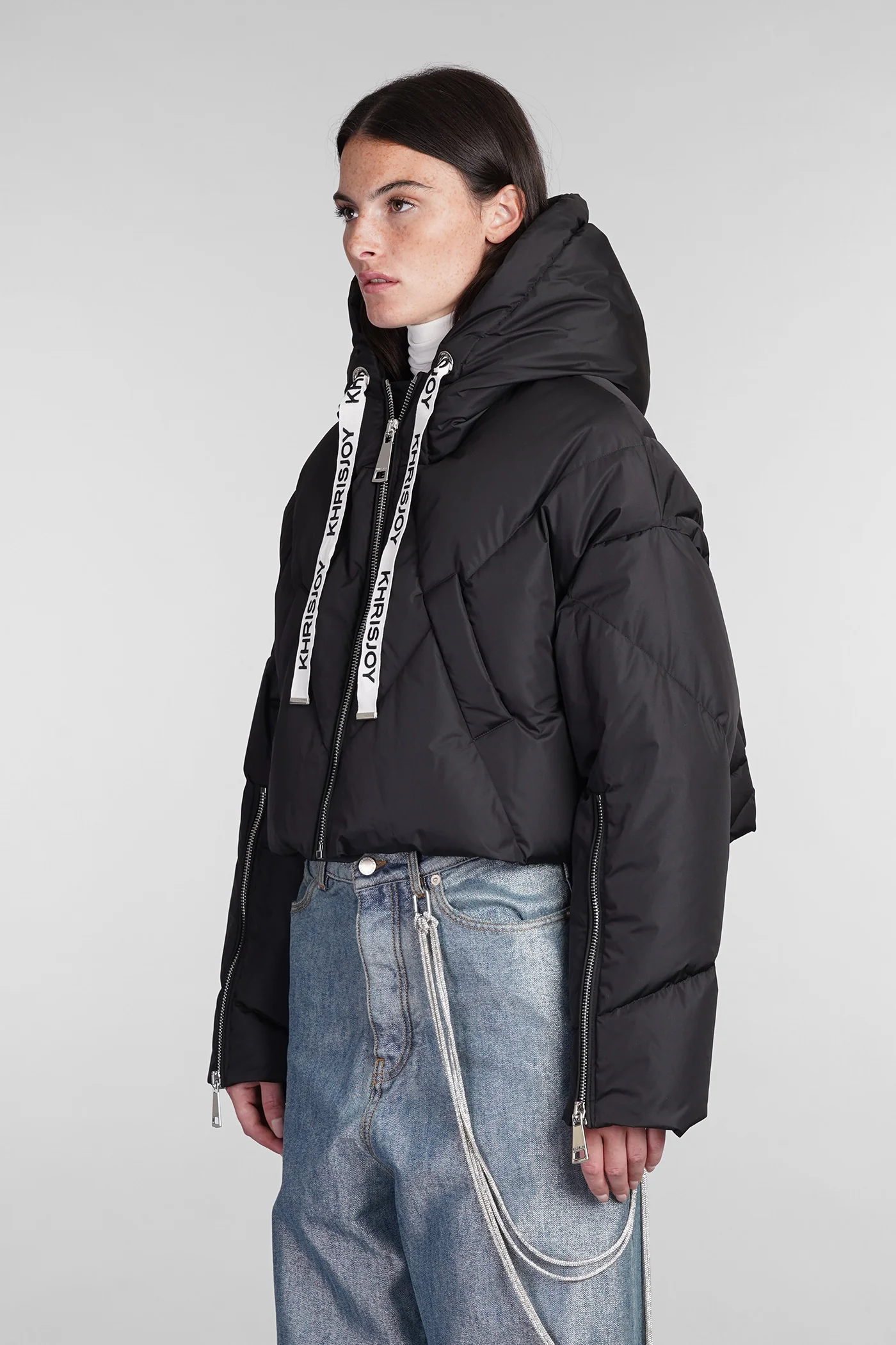 puffer in black polyester - Image 4
