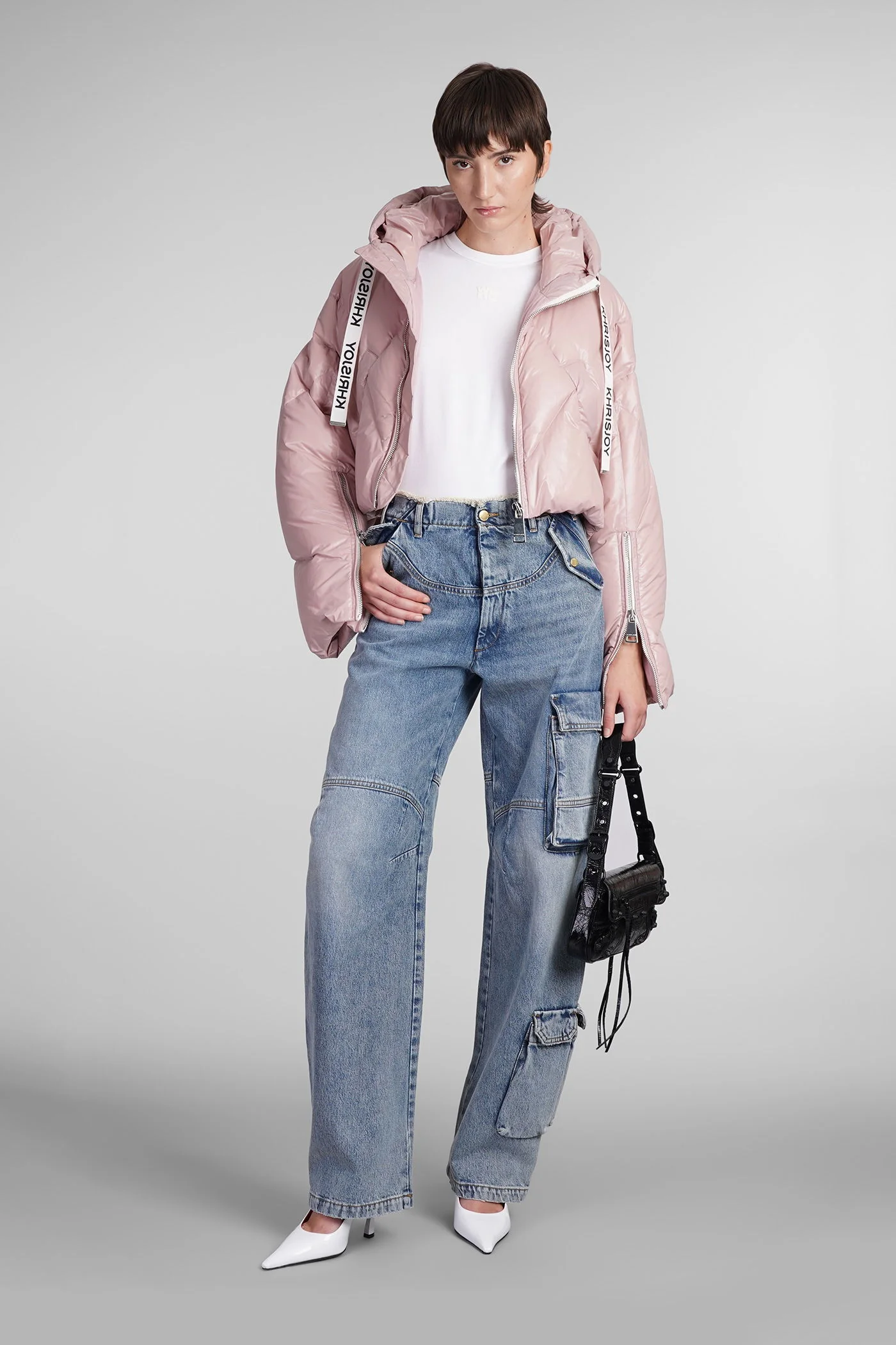 puffer in rose-pink polyamide - Image 2