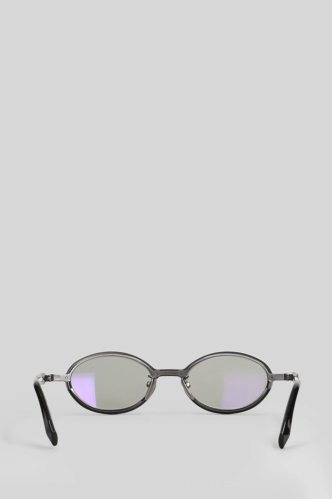 H18 Sunglasses in black metal alloy - Image 3