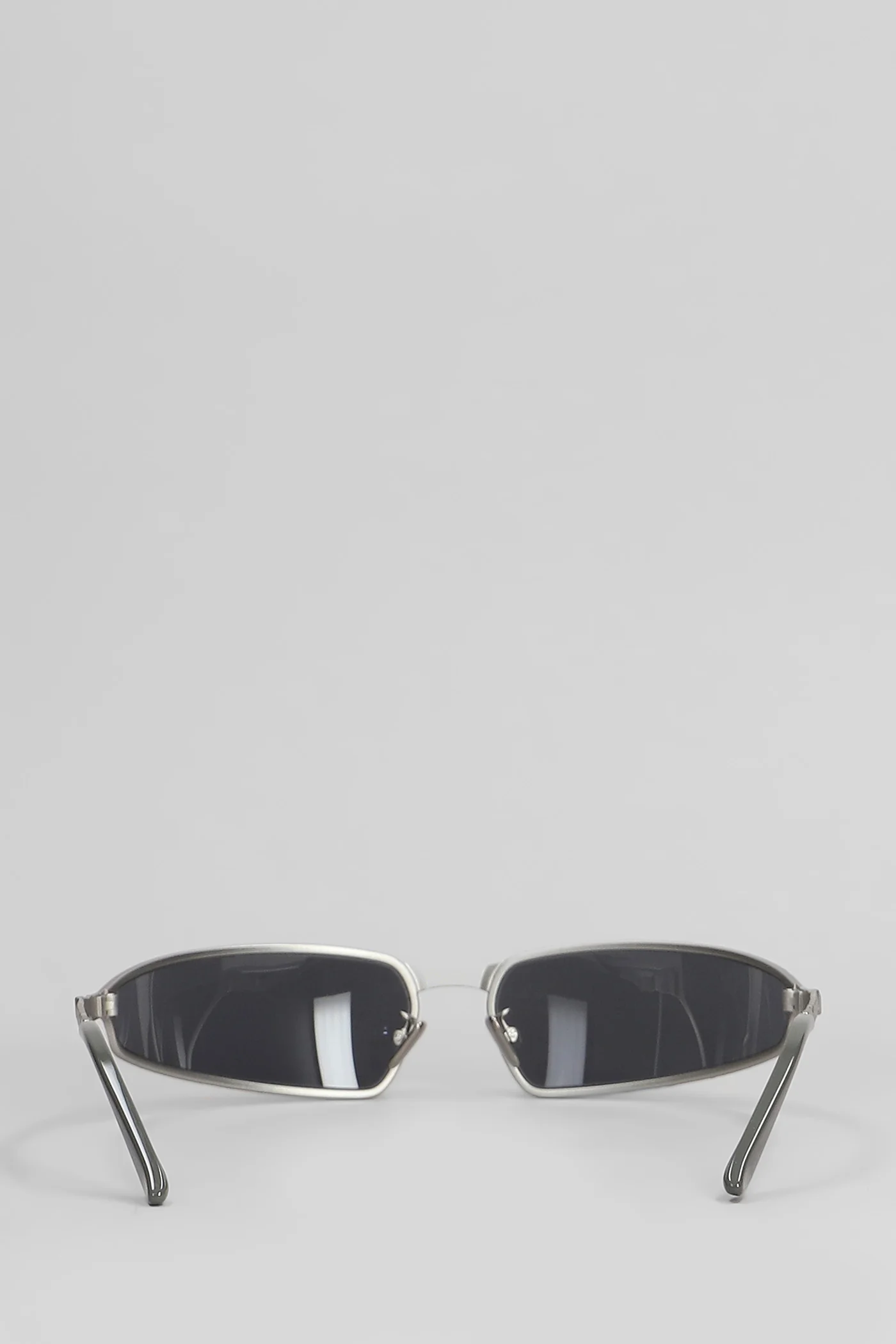 H34 Sunglasses in silver metal alloy - Image 3