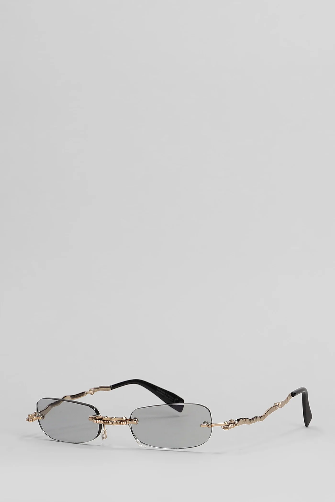 H47 Sunglasses in gold metal alloy - Image 22