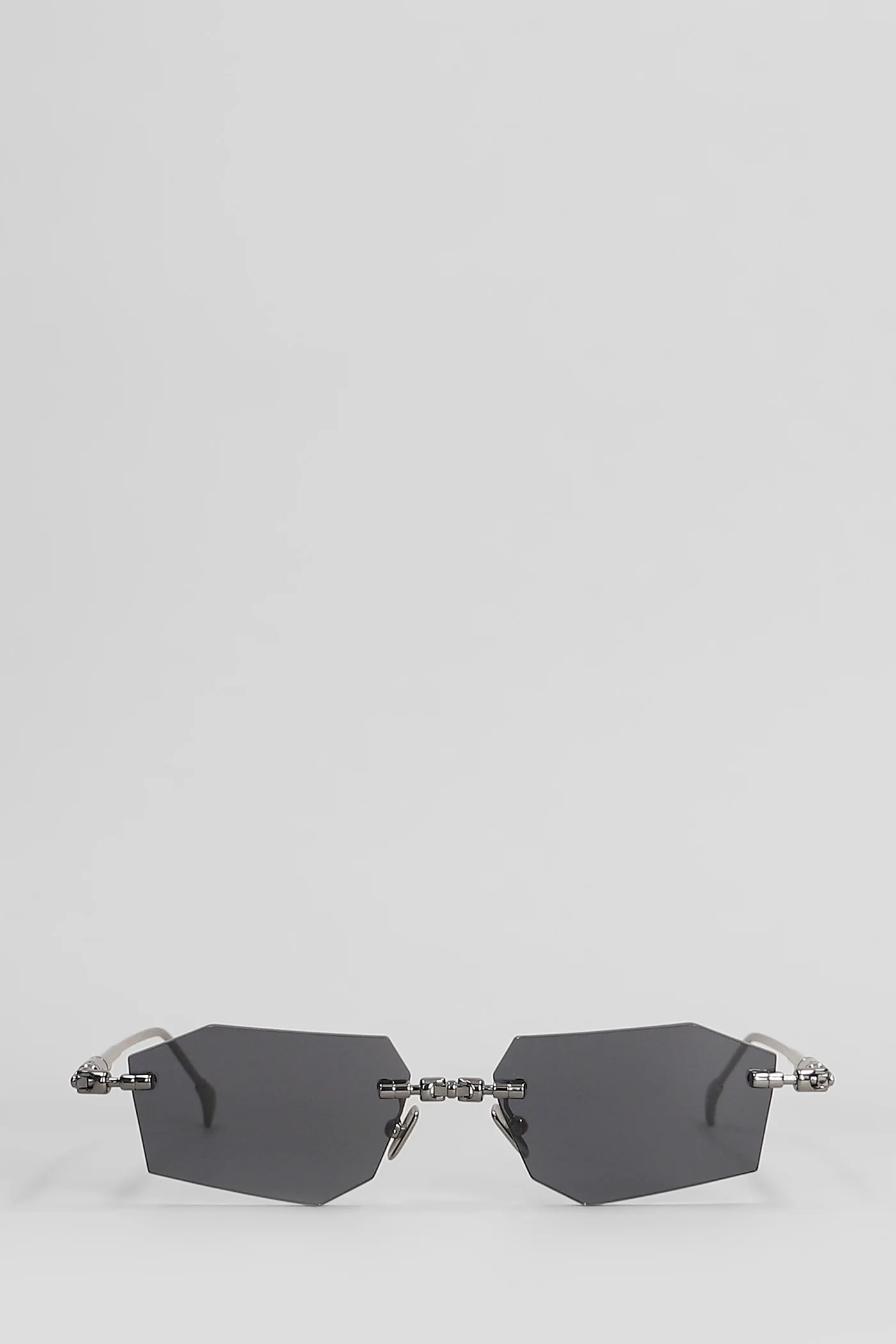 H63 Sunglasses in grey metal alloy
