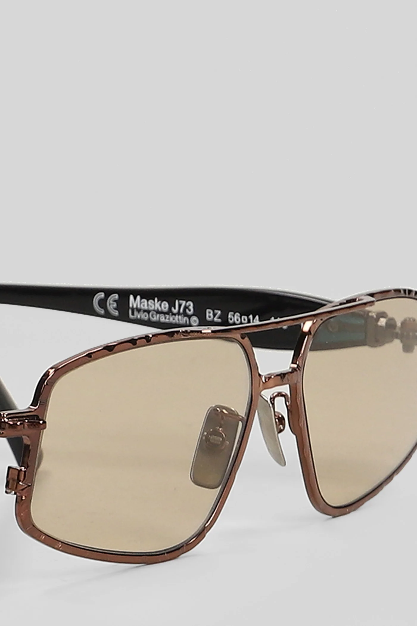 J73 Sunglasses in bronze acetate - Image 4
