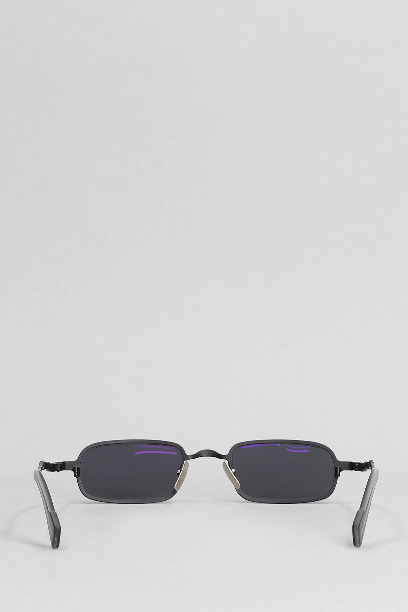 Z18 Sunglasses in black metal alloy - Image 3