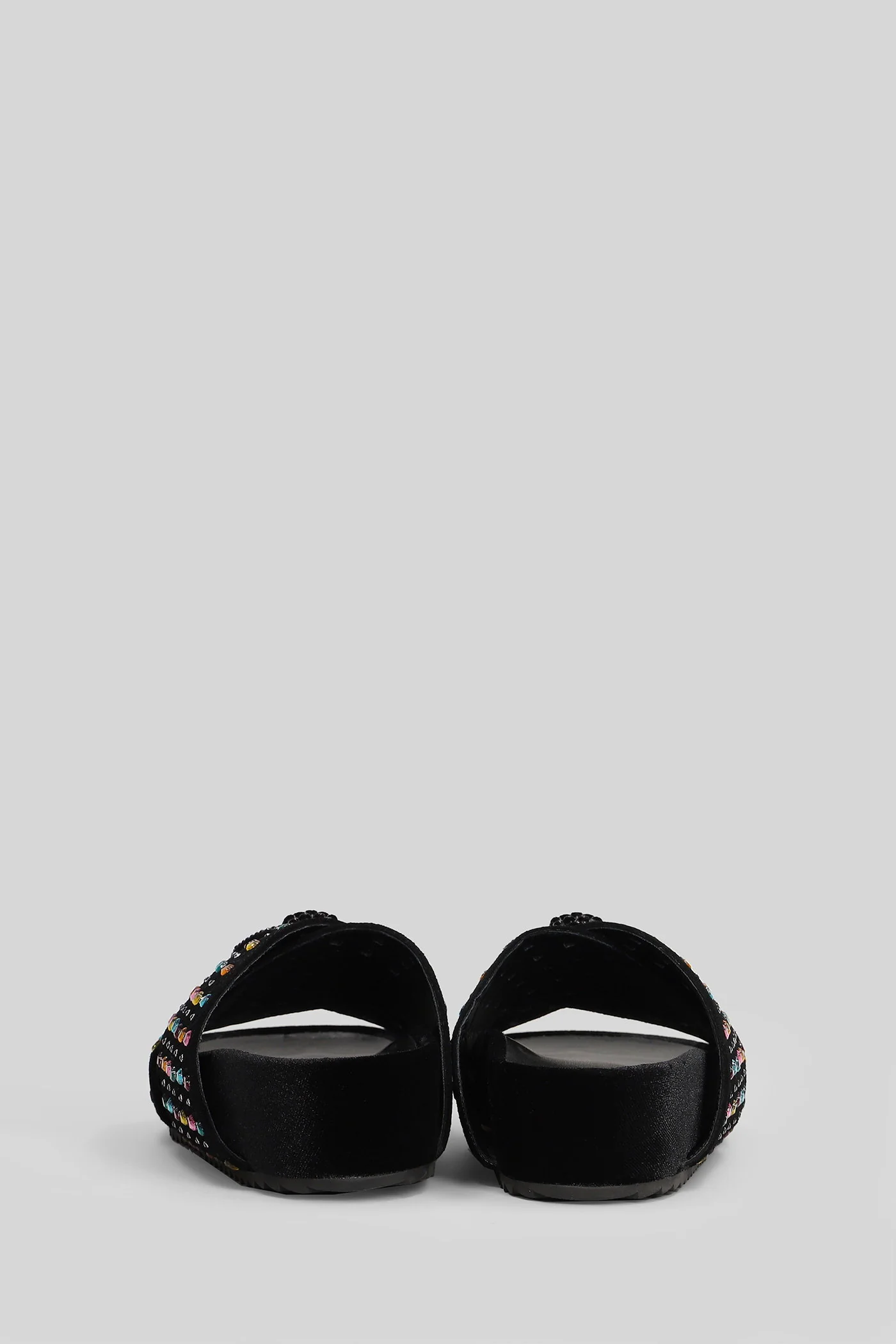 Chelsea Flat sandal-slipper in black suede - Image 4