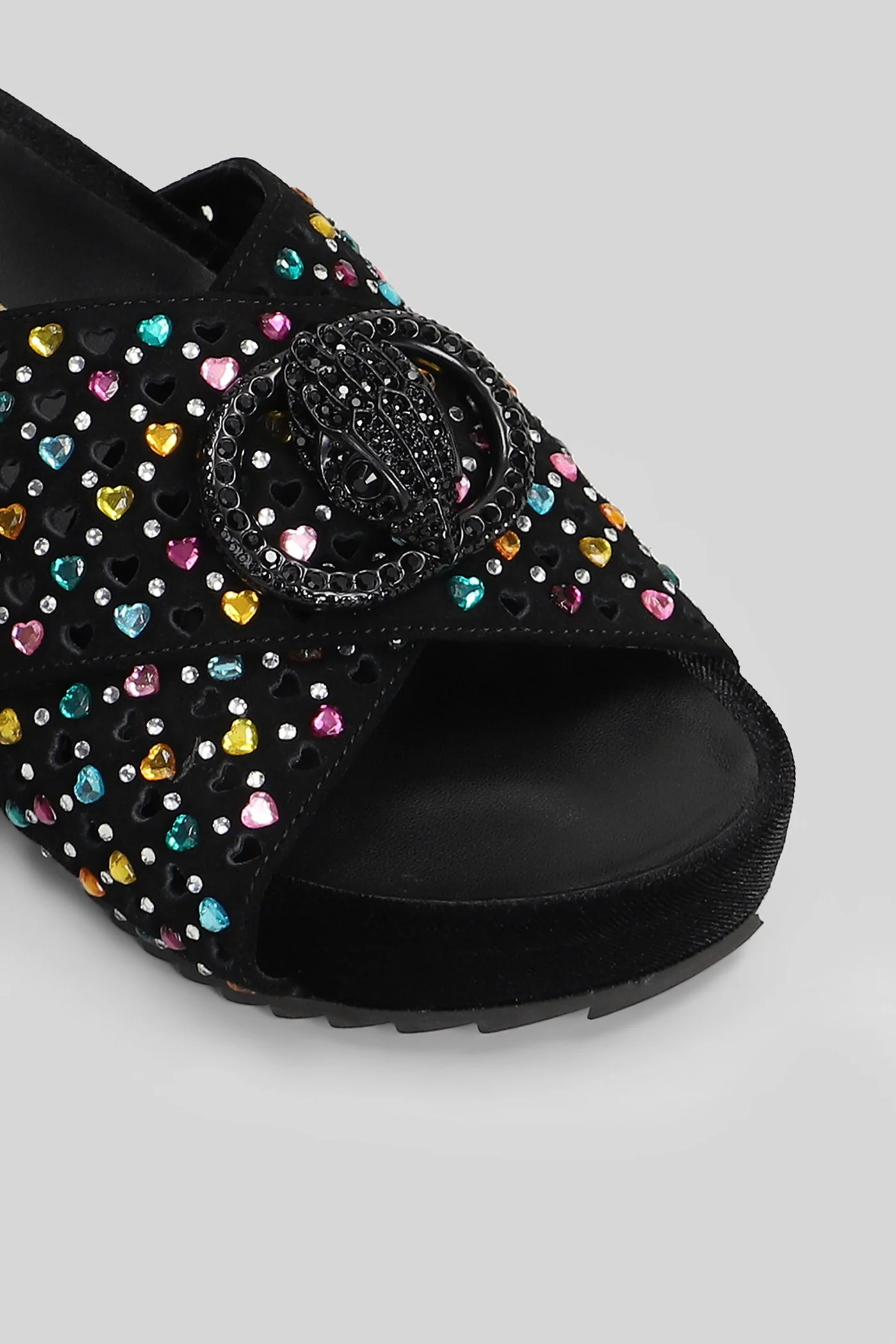 Chelsea Flat sandal-slipper in black suede - Image 5