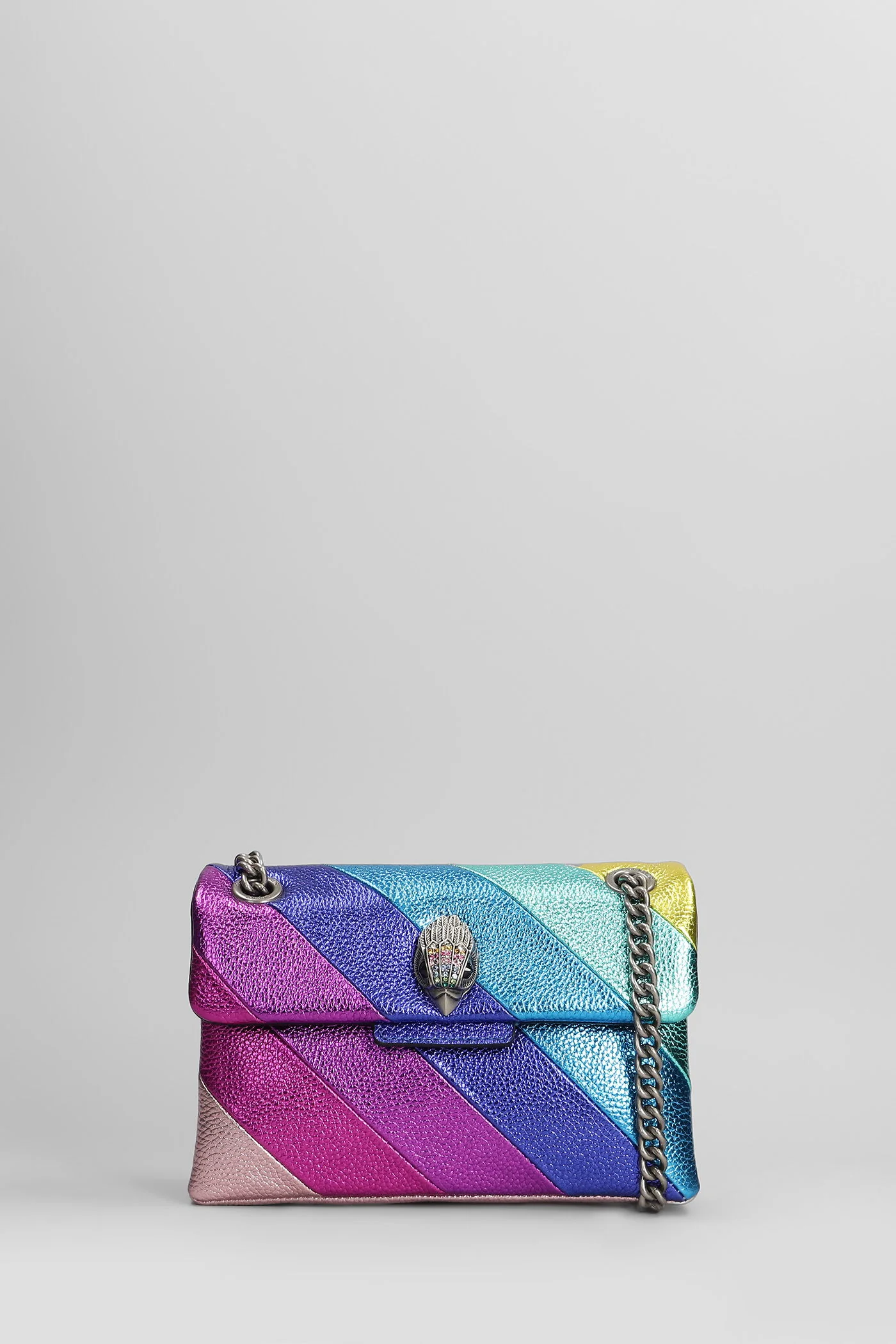 Mini Kensigton S Shoulder bag in multicolor leather