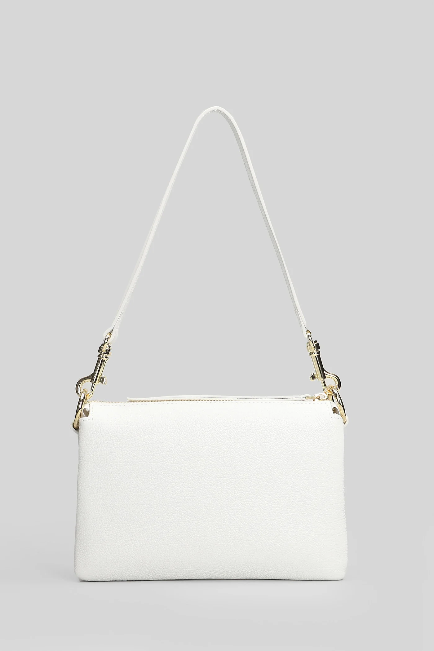 Dune Shoulder bag in white leather - Image 3
