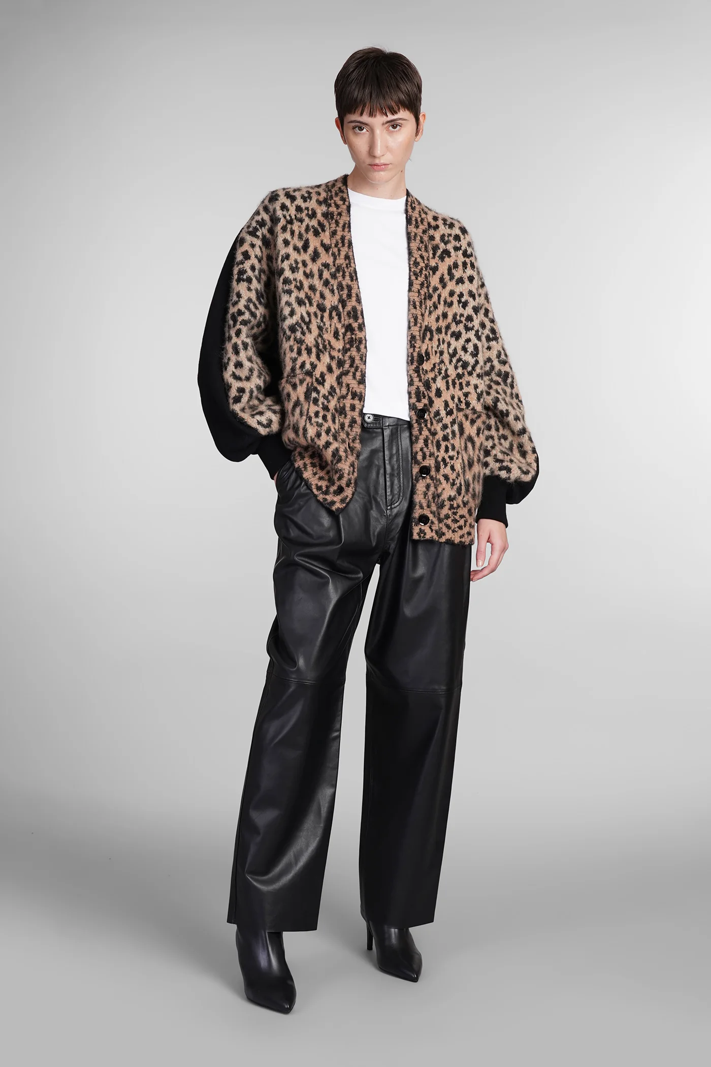 Cardigan in Animalier polyamide - Image 2