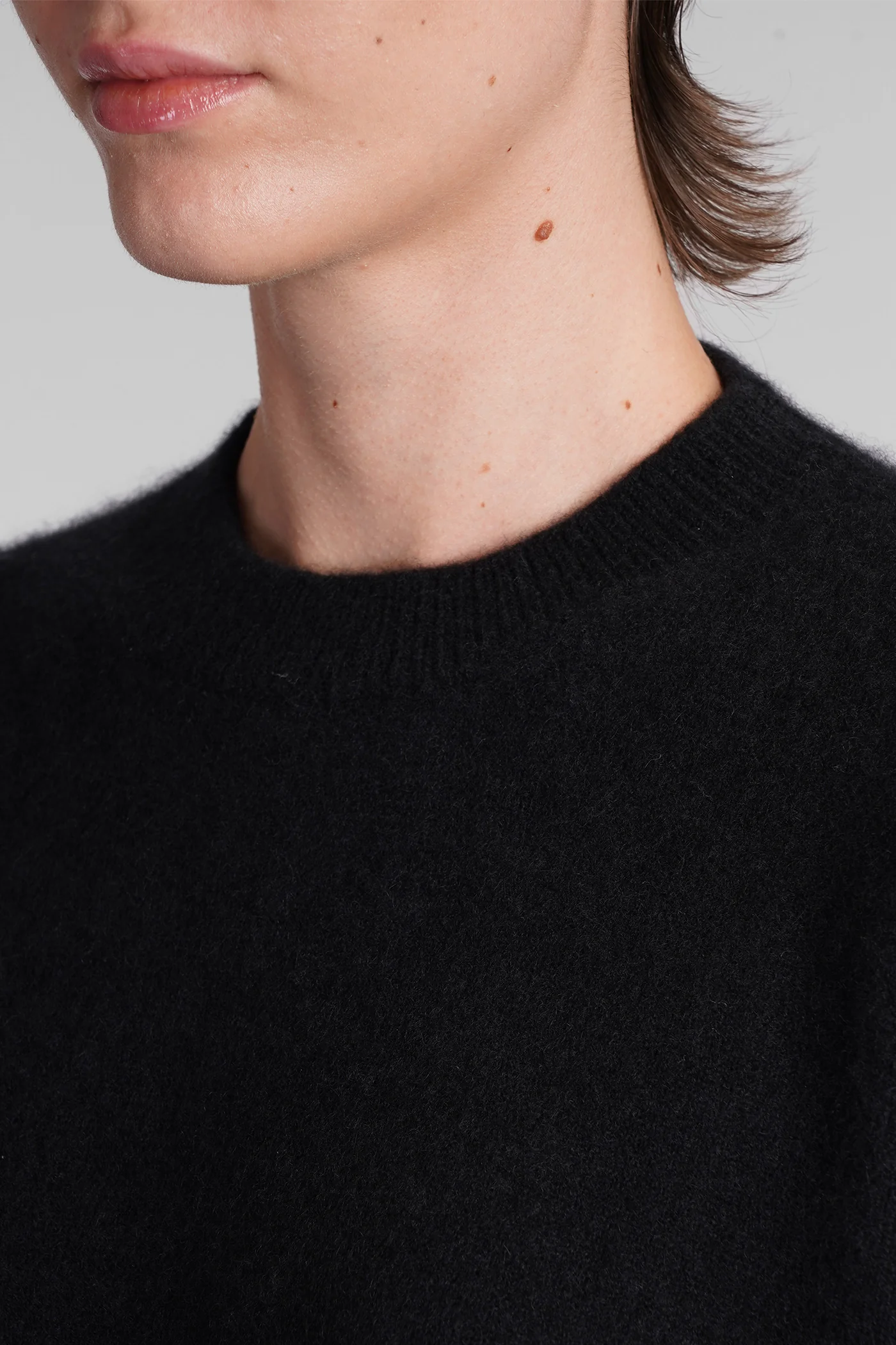 Knitwear in black cashmere - Image 5