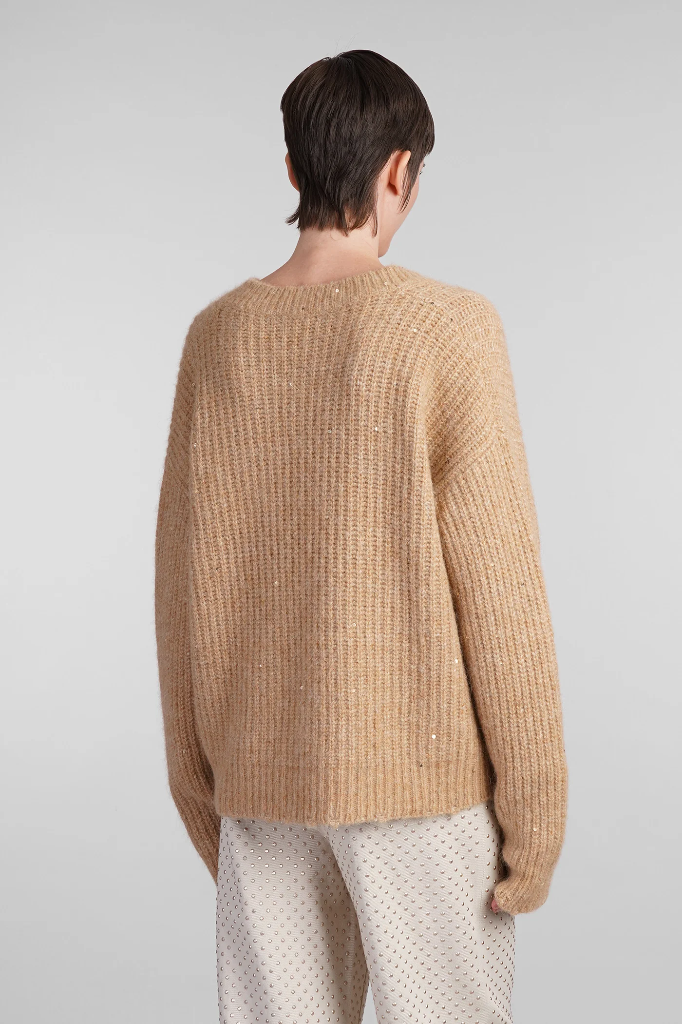 Knitwear in Camel cashmere - Image 3