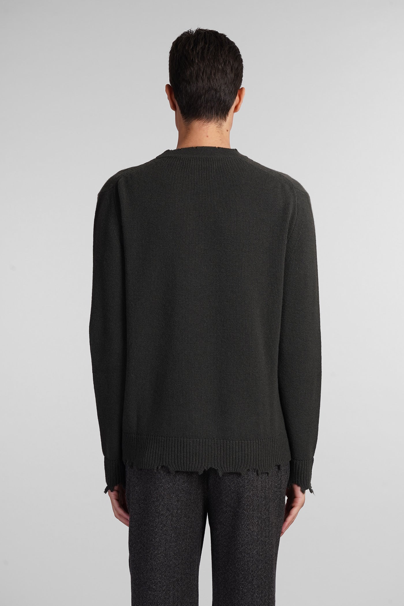 Knitwear in green wool - Image 3