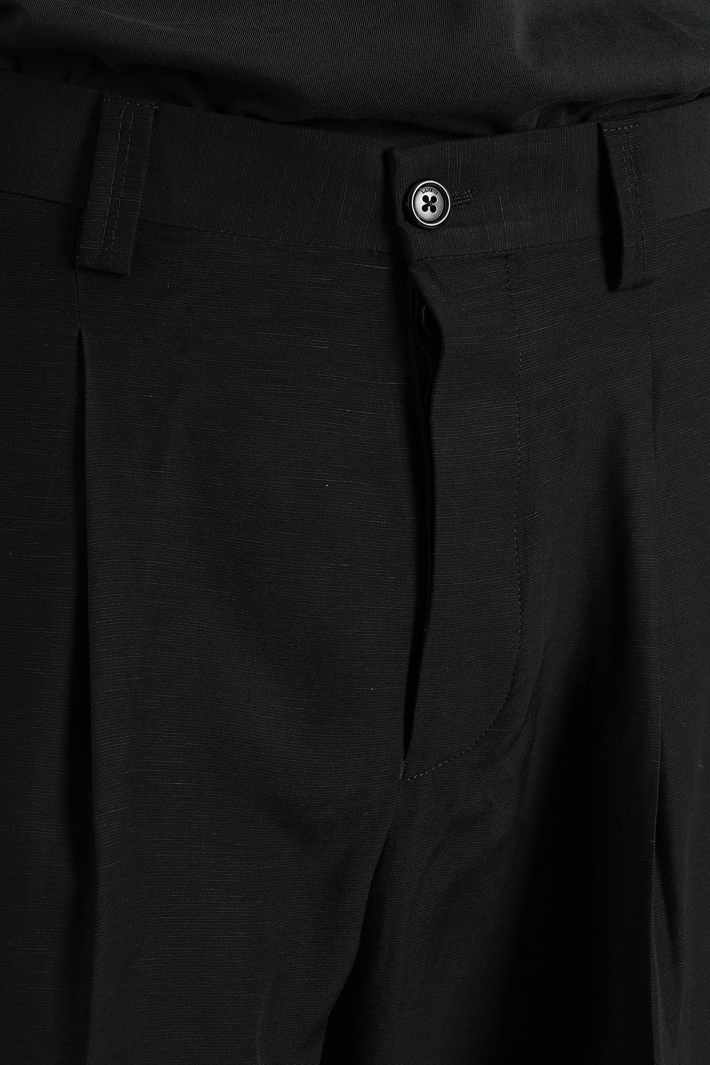 Pants in black viscose - Image 5