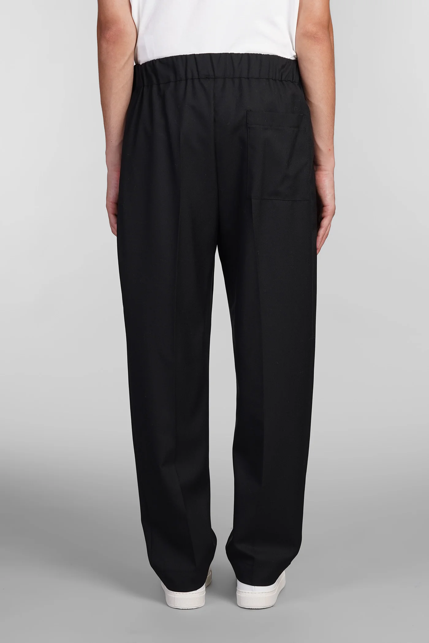 Pants in black wool - Image 3